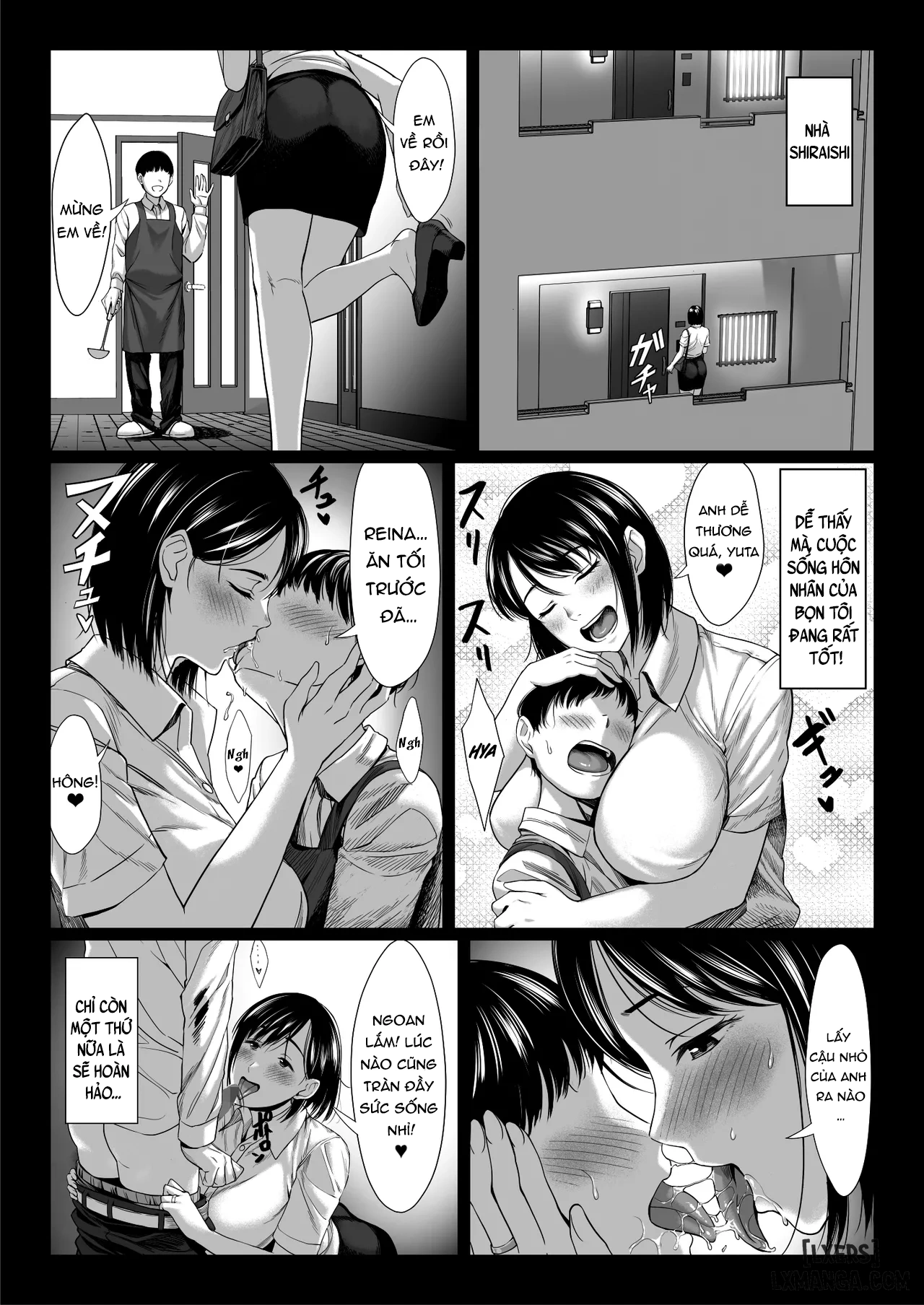 HentaiVN.net - Ảnh 7 - Ossan Kirai no Hitozuma Kyoushi ga Nikubenki ni Ochiru Hanashi - Oneshot