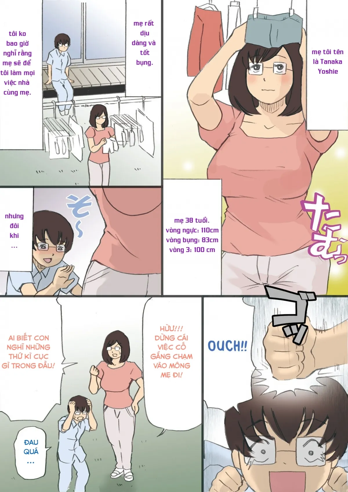 HentaiVN.net - Ảnh 9 - Khi bố vắng nhà! [Mama o Haramasu Daisakusen!!] - Chap 1: bố đi công tác rồi