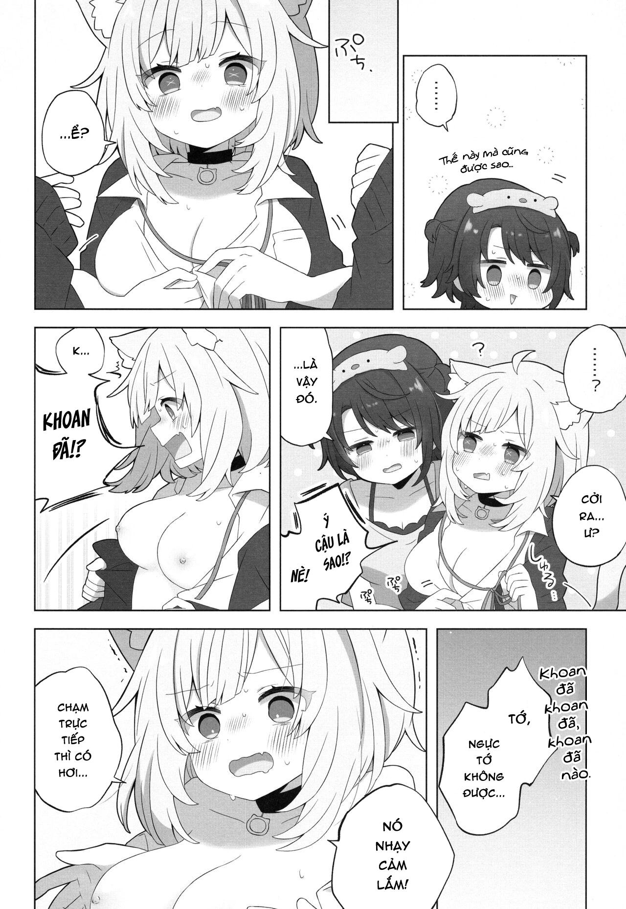HentaiVN.net - Ảnh 14 - Sao cơ?! Tự xử á?! - Oneshot