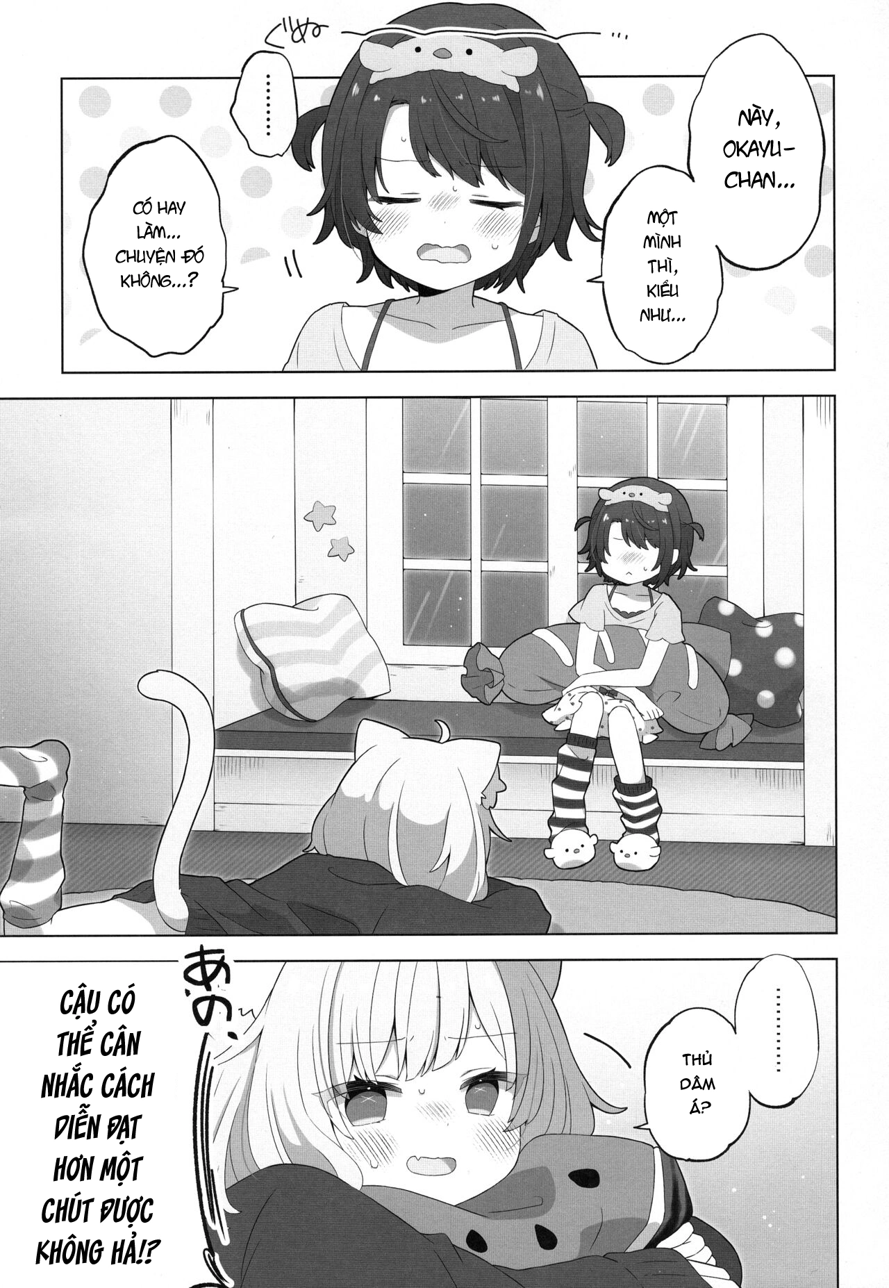 HentaiVN.net - Ảnh 3 - Sao cơ?! Tự xử á?! - Oneshot
