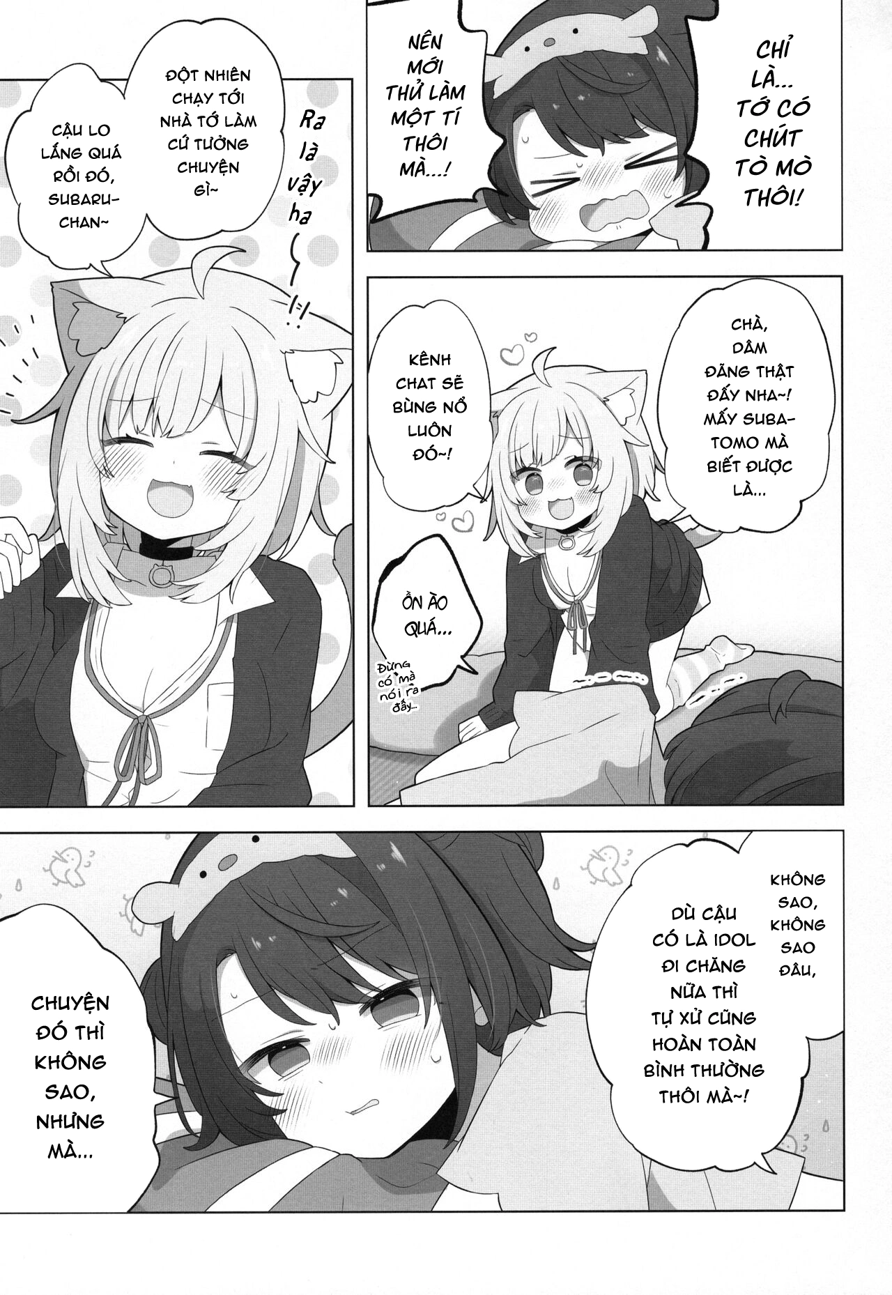 HentaiVN.net - Ảnh 7 - Sao cơ?! Tự xử á?! - Oneshot