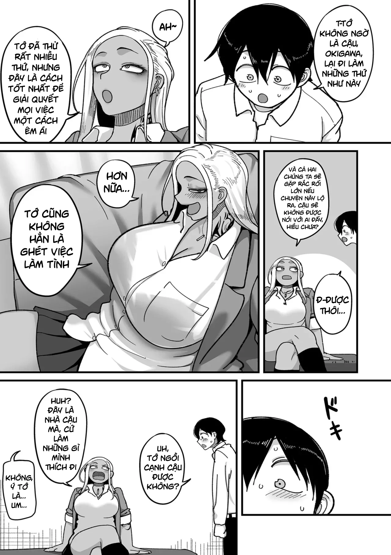 HentaiVN.net - Ảnh 11 - School Prostitution Journal (Comix) - Chapter 1: Kuro Gyaru Delinquent Okigawa