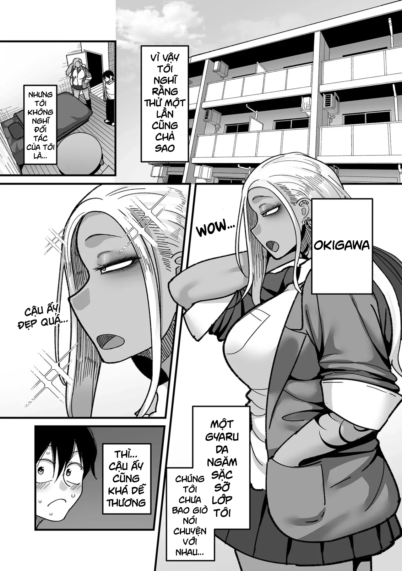 HentaiVN.net - Ảnh 9 - School Prostitution Journal (Comix) - Chapter 1: Kuro Gyaru Delinquent Okigawa