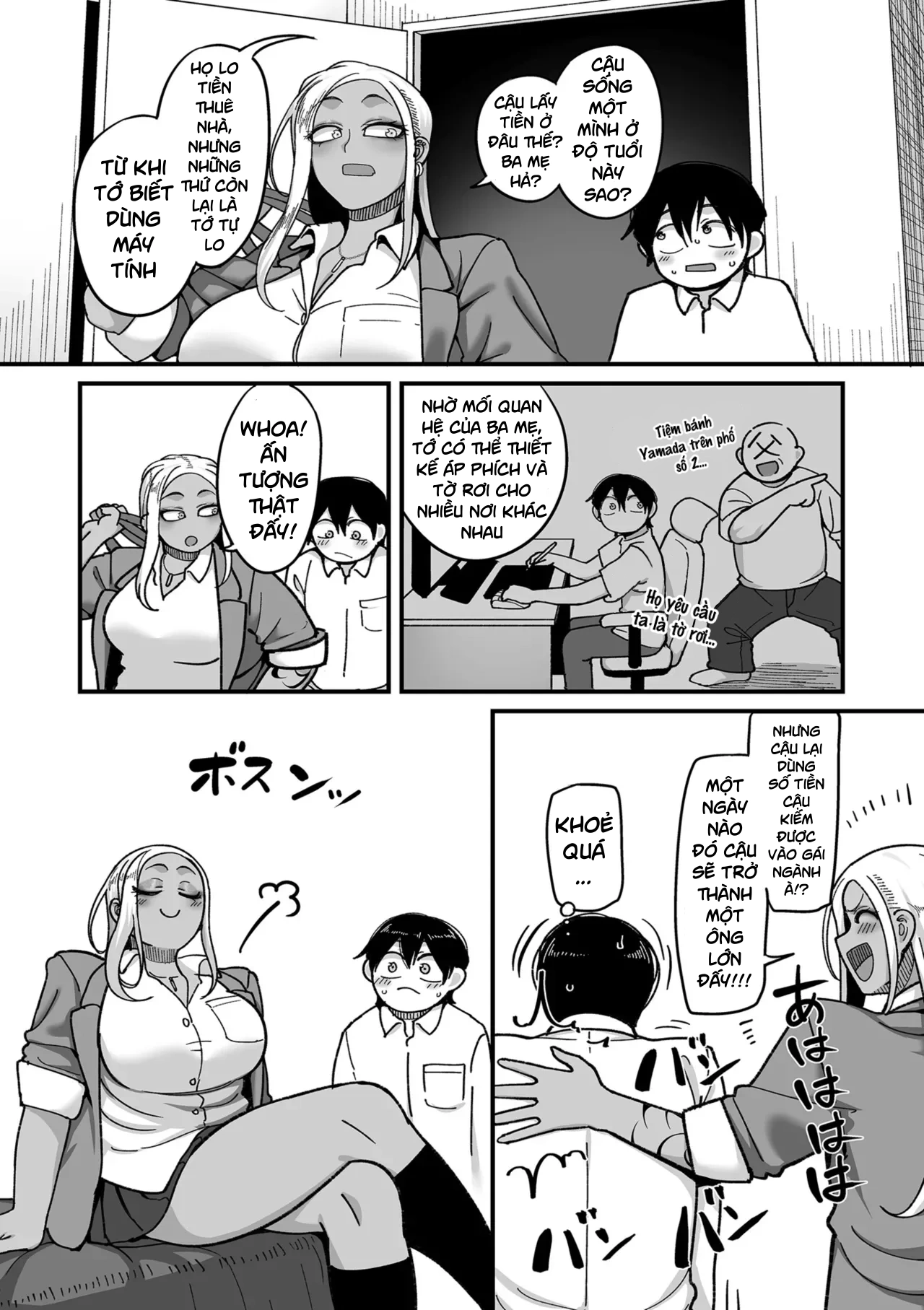 HentaiVN.net - Ảnh 10 - School Prostitution Journal (Comix) - Chapter 1: Kuro Gyaru Delinquent Okigawa