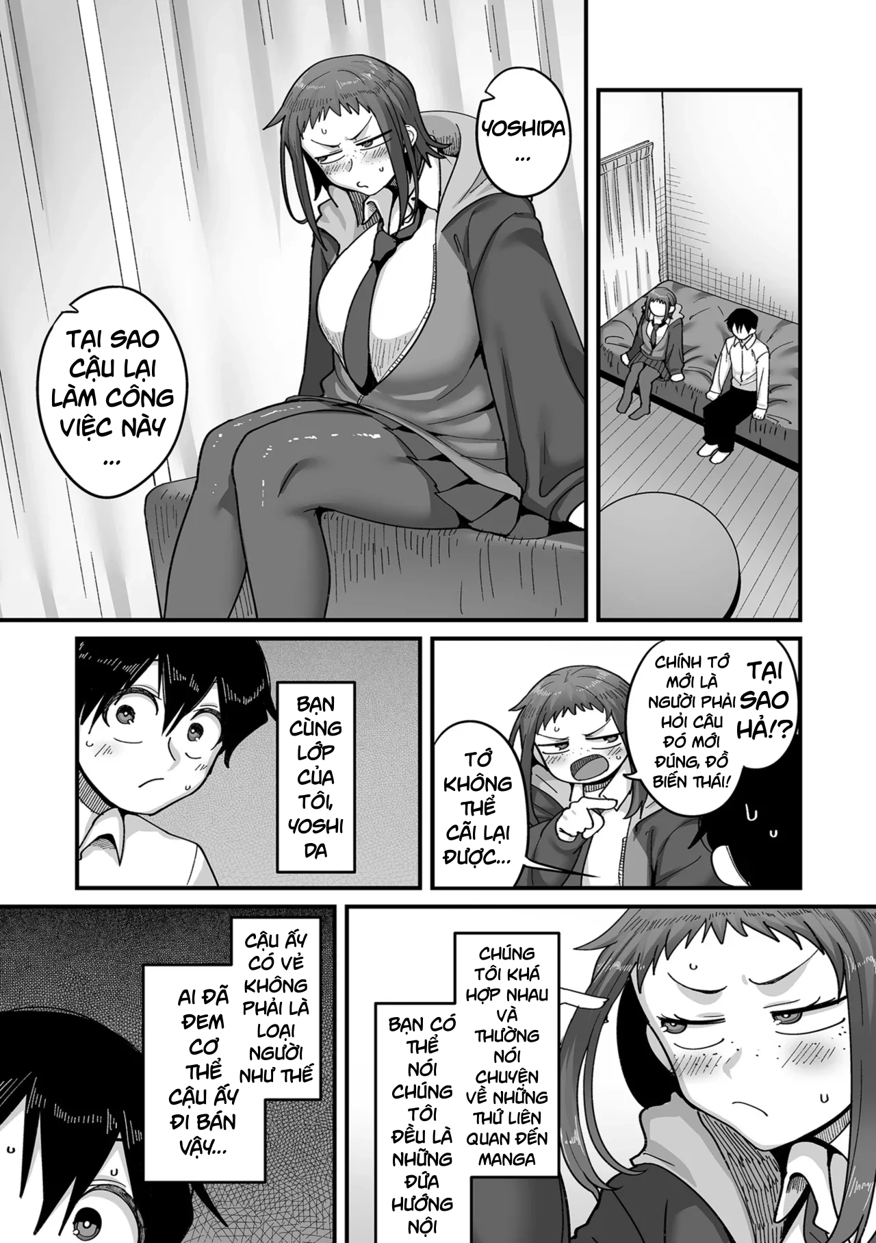 HentaiVN.net - Ảnh 3 - School Prostitution Journal (Comix) - Chapter 2: Freckled Introvert Yoshida