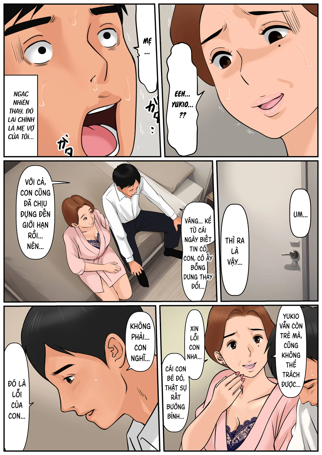 HentaiVN.net - Ảnh 21 - Nếu là mẹ vợ thì liệu có ổn không? - Ch. 1