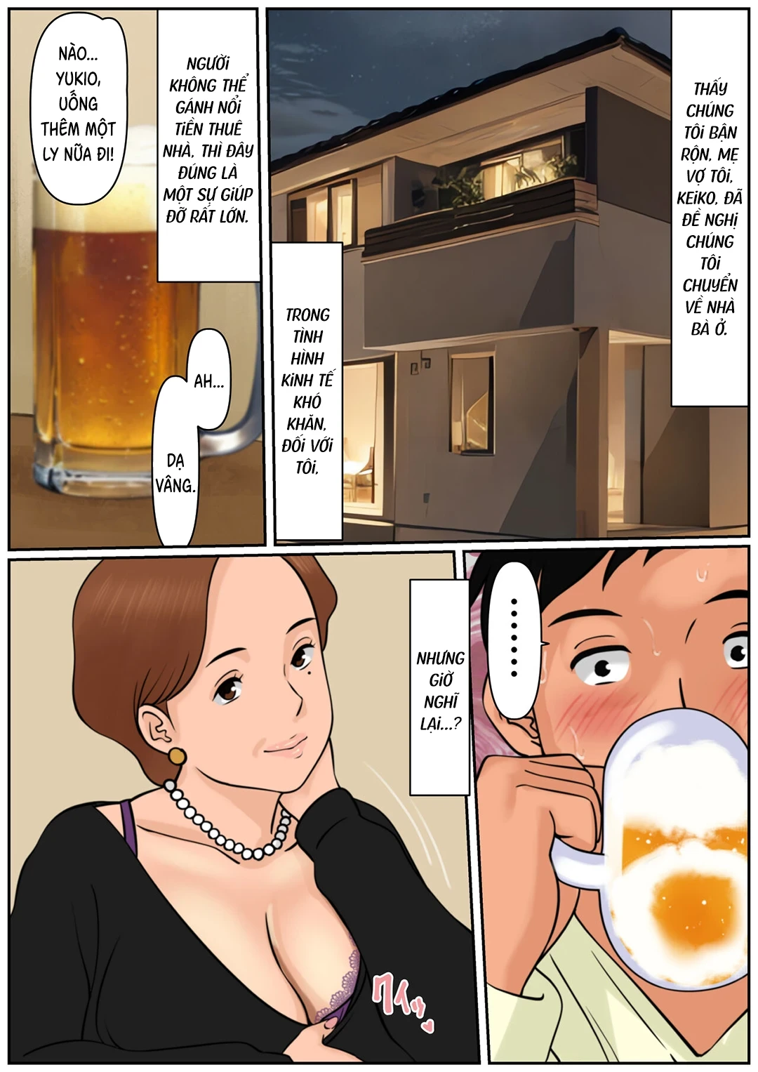 HentaiVN.net - Ảnh 8 - Nếu là mẹ vợ thì liệu có ổn không? - Ch. 1