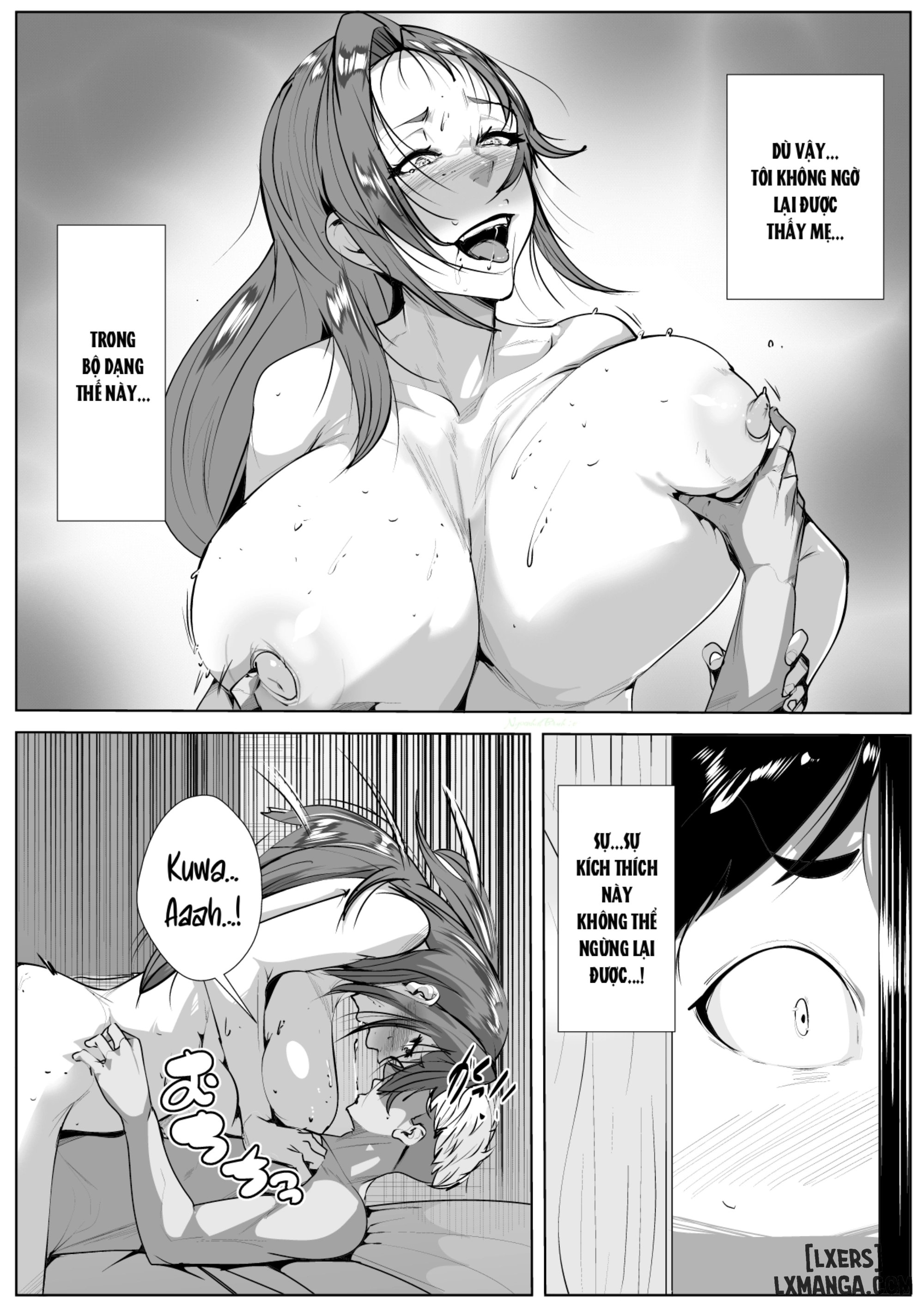HentaiVN.net - Ảnh 24 - Hahaoya ga Tomodachi to Kossori Tsukiai Hajimete Kara Kizuita Ore no Kanjou - Oneshot