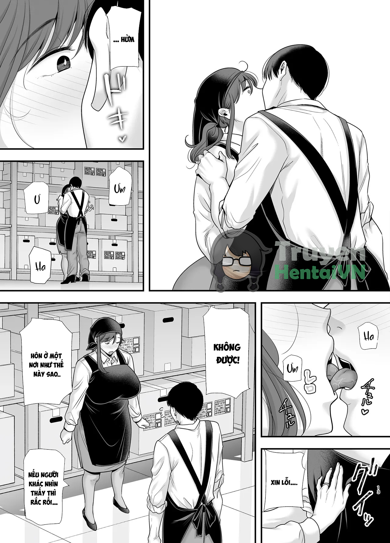 HentaiVN.net - Ảnh 13 - Mariko-san to Boku 2 ~Beit-saki no Hitozuma to no Furin Kankei~ - Oneshot