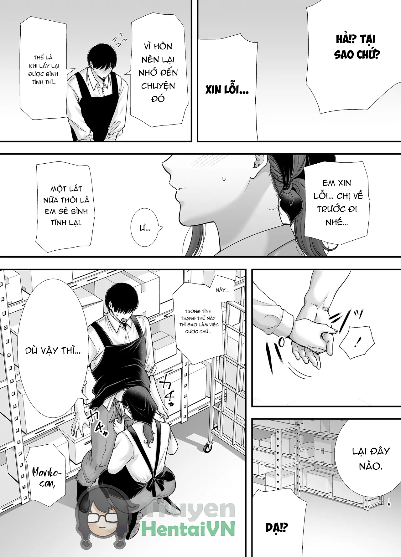 HentaiVN.net - Ảnh 15 - Mariko-san to Boku 2 ~Beit-saki no Hitozuma to no Furin Kankei~ - Oneshot