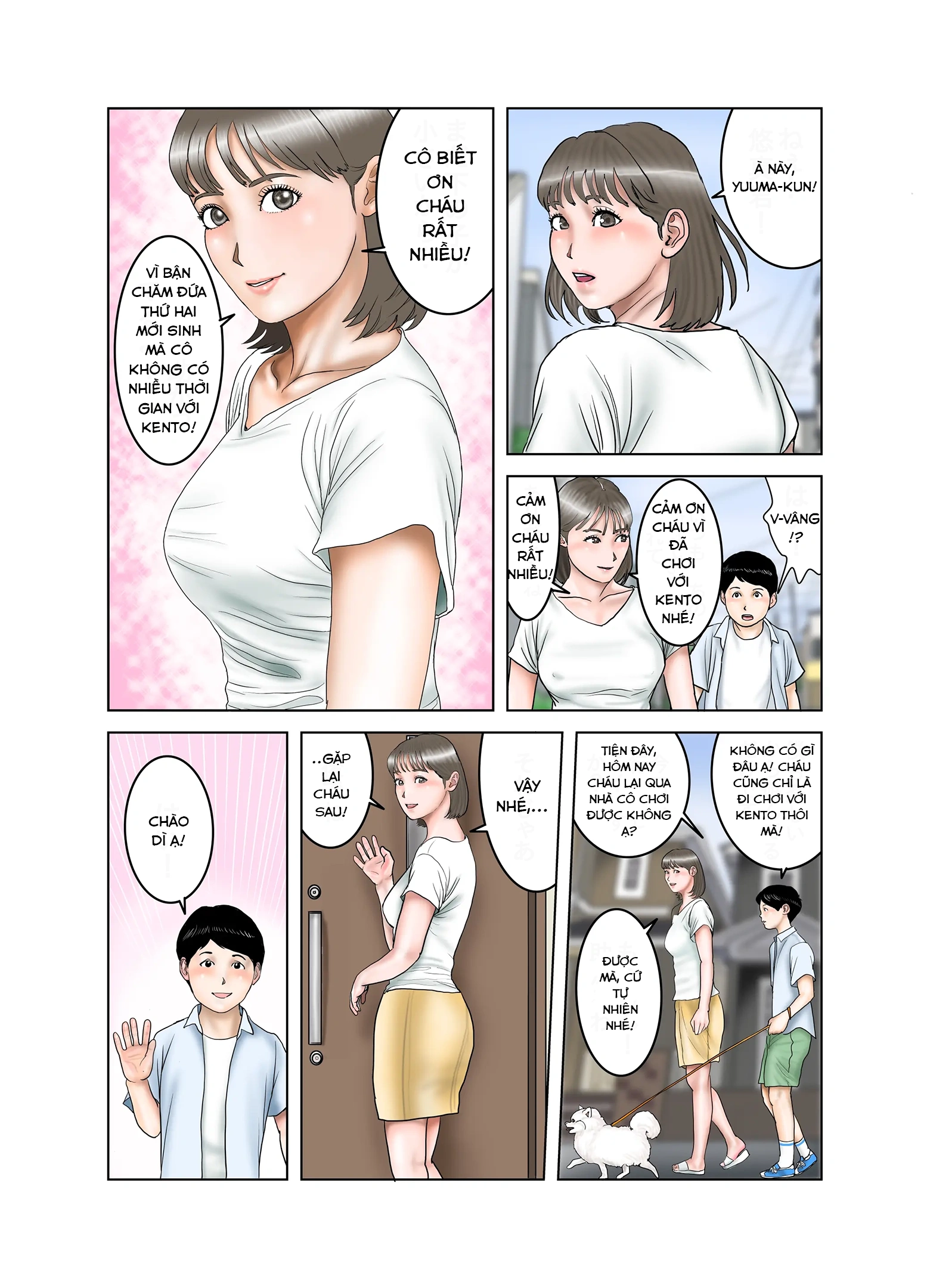 HentaiVN.net - Ảnh 6 - Friend's Mom's Boobs is Mine - Chap 1