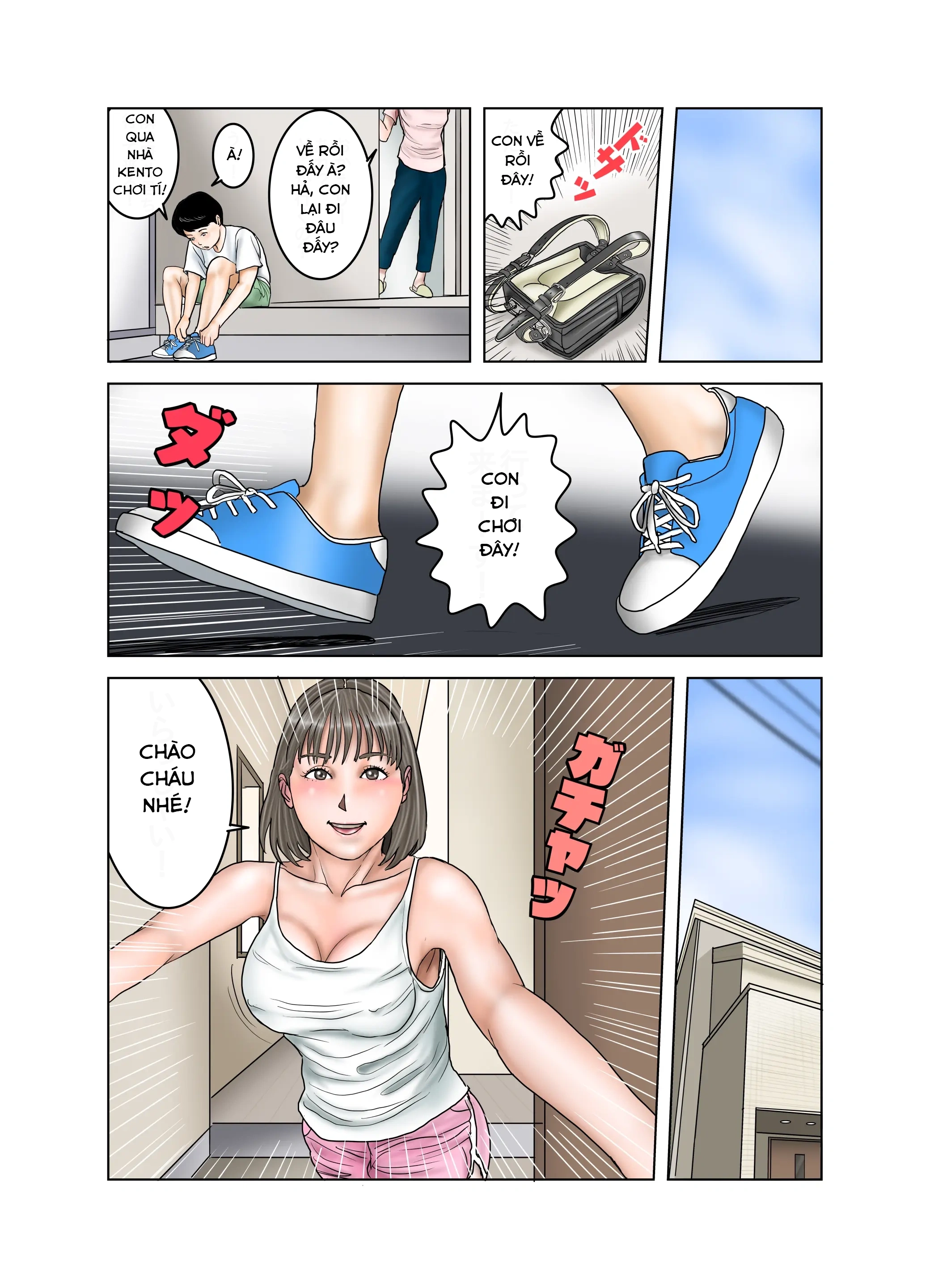 HentaiVN.net - Ảnh 7 - Friend's Mom's Boobs is Mine - Chap 1