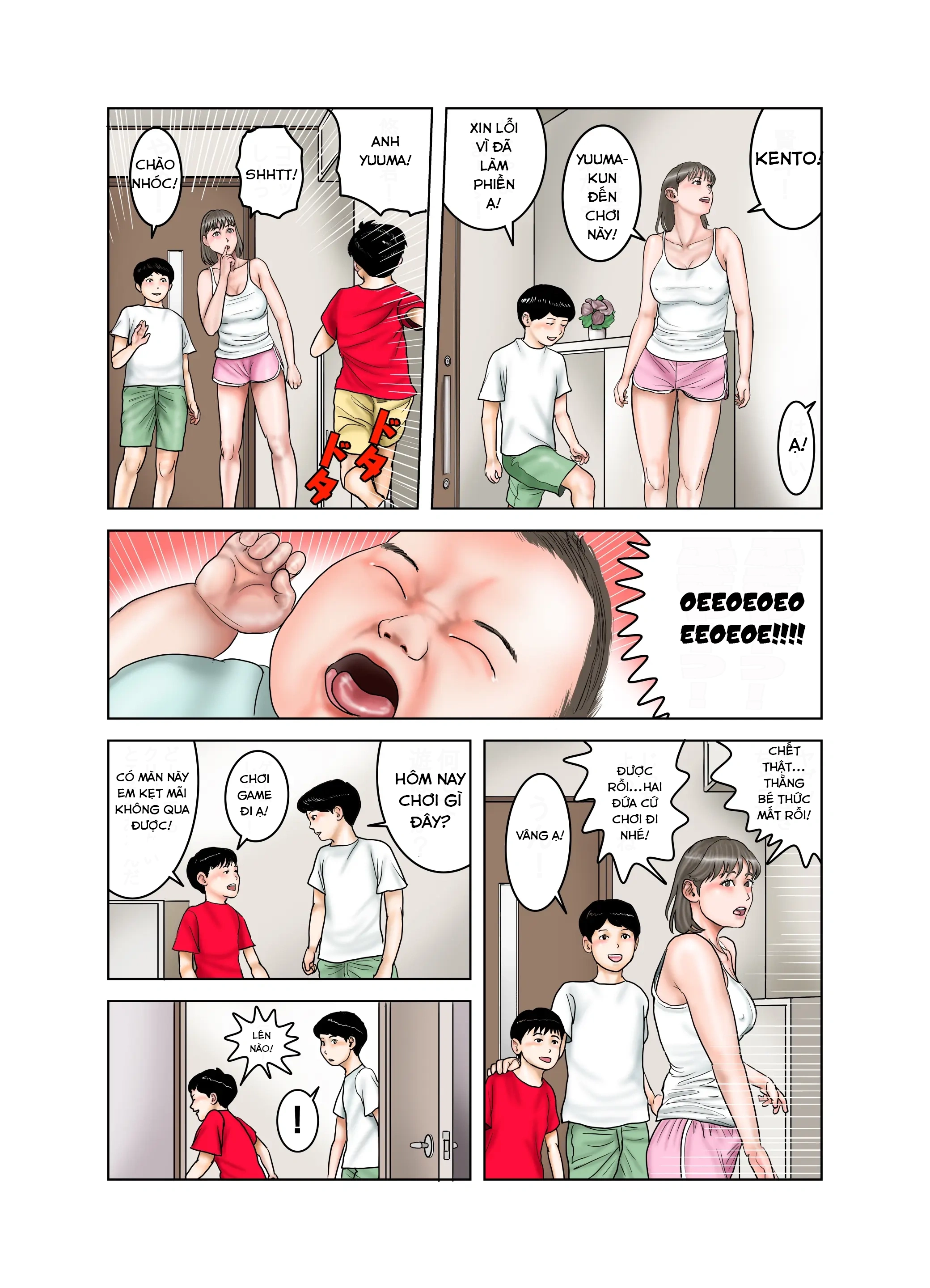 HentaiVN.net - Ảnh 8 - Friend's Mom's Boobs is Mine - Chap 1