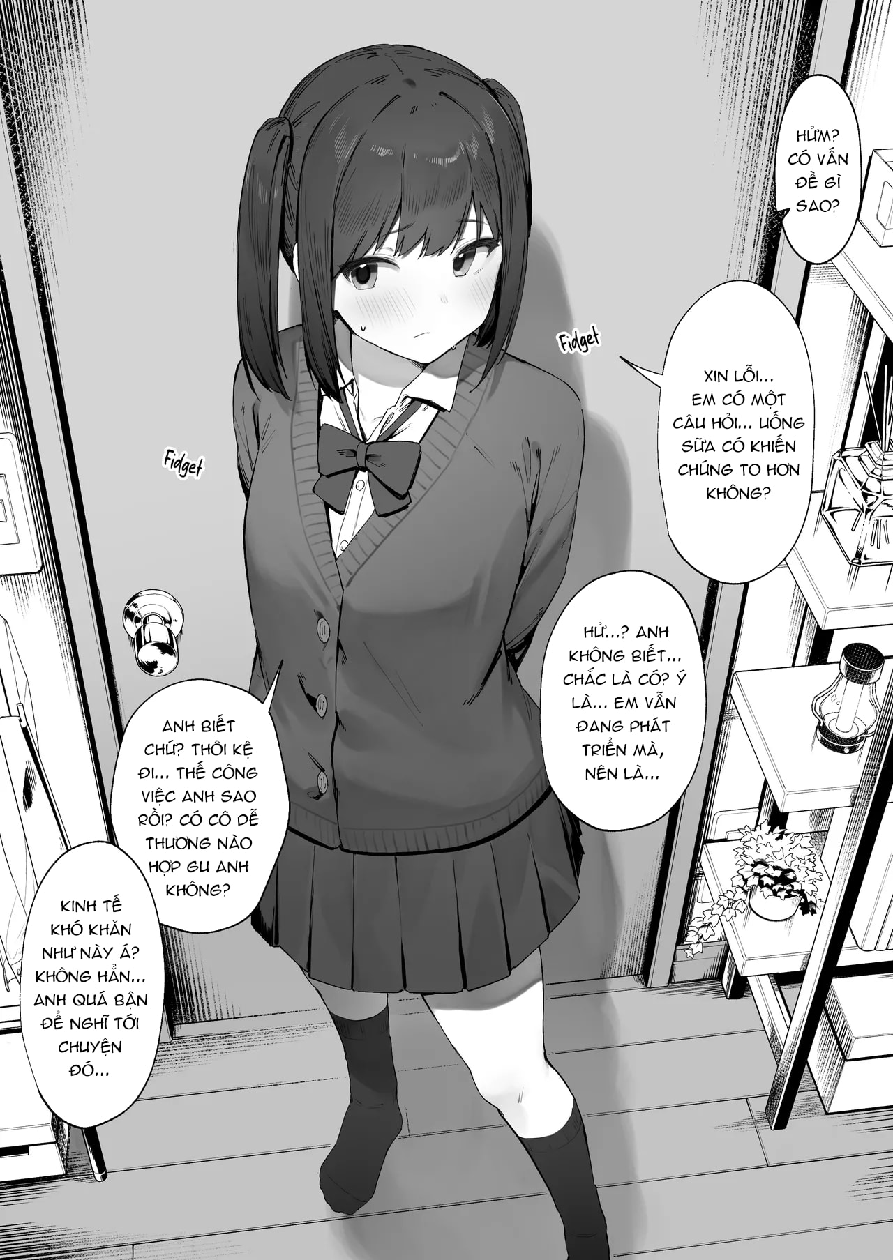 HentaiVN.net - Ảnh 4 - Em gái bướng bỉnh muốn được chú ý. - oneshot