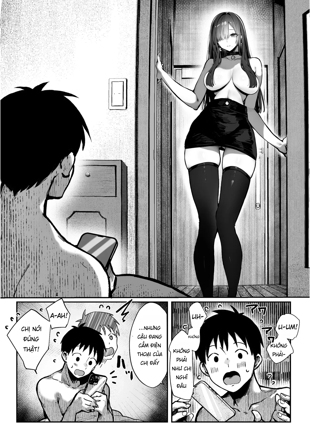 HentaiVN.net - Ảnh 4 - Oshiete Ageru 2 ~Kyonyuu Bijin Onee-san to Rouninsei no Boku no - Oneshot
