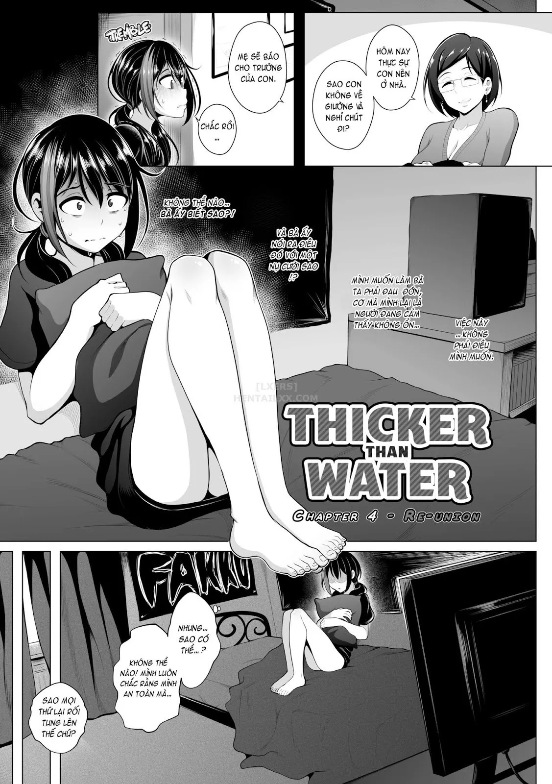 HentaiVN.net - Ảnh 5 - Thicker Than Water - Chap 4 - Thicker Than Water - Re-Union