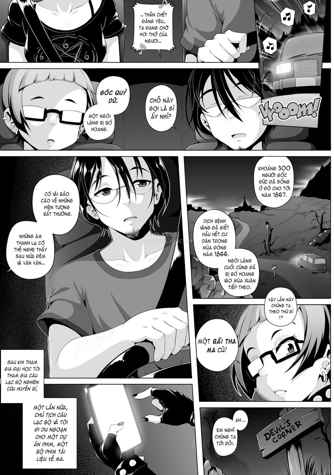 HentaiVN.net - Ảnh 4 - Thicker Than Water - Chap 10 - A Night in the Graveyard