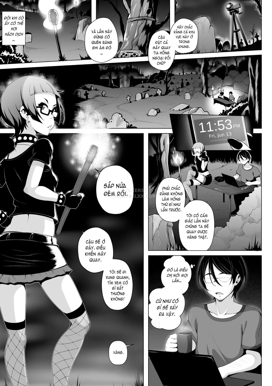 HentaiVN.net - Ảnh 7 - Thicker Than Water - Chap 10 - A Night in the Graveyard