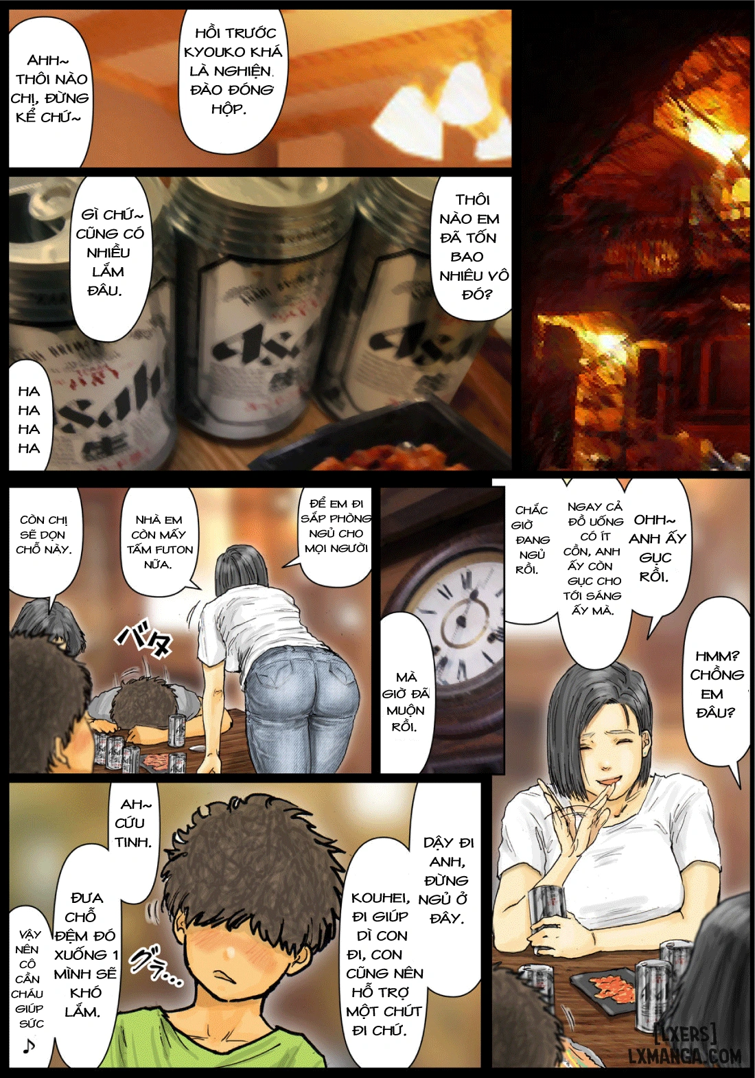 HentaiVN.net - Ảnh 7 - Oba-san no Karada ga Kimochi Yosugiru kara - chap 1
