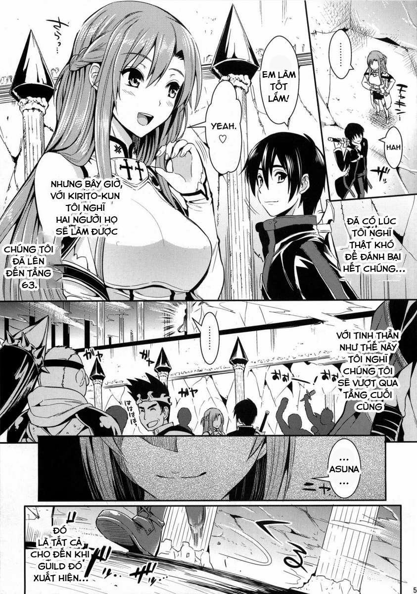 HentaiVN.net - Ảnh 4 - Captive Sex (Sword Art Online) [Shujou Seikou; Shujou Seikou II Α Watashi... Okasarete Anal Ni Mezamemashita; Captive Sex II - After Being R-Ped, I Was Awakened To Anal] - Chap 1