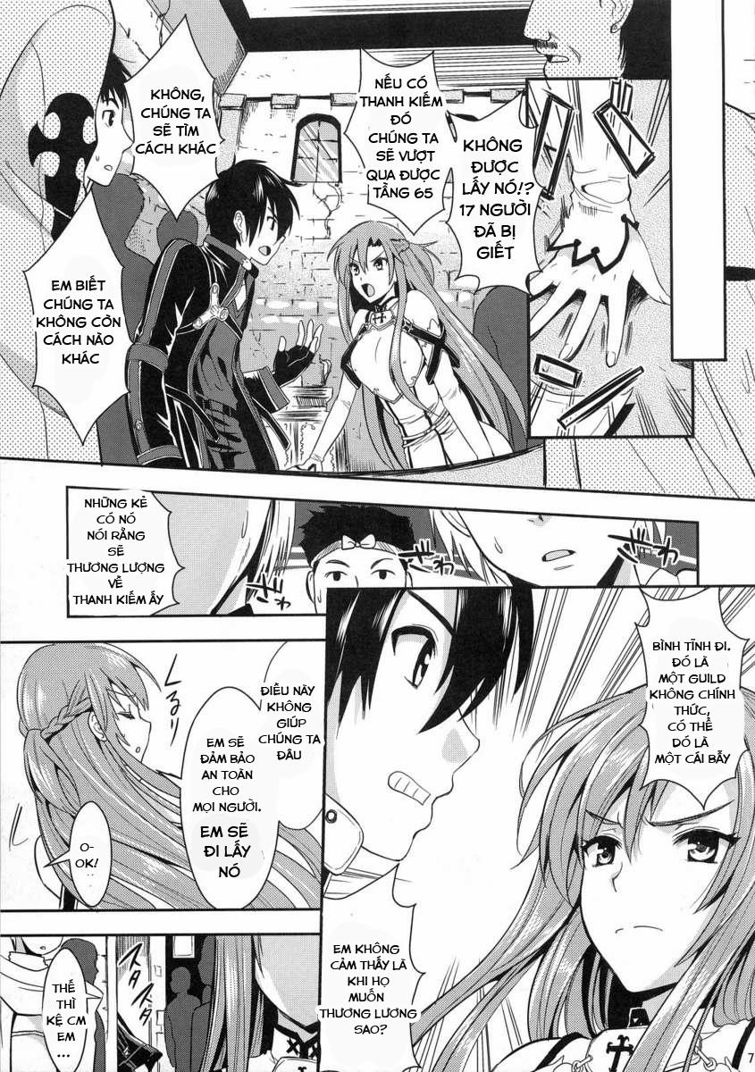 HentaiVN.net - Ảnh 6 - Captive Sex (Sword Art Online) [Shujou Seikou; Shujou Seikou II Α Watashi... Okasarete Anal Ni Mezamemashita; Captive Sex II - After Being R-Ped, I Was Awakened To Anal] - Chap 1