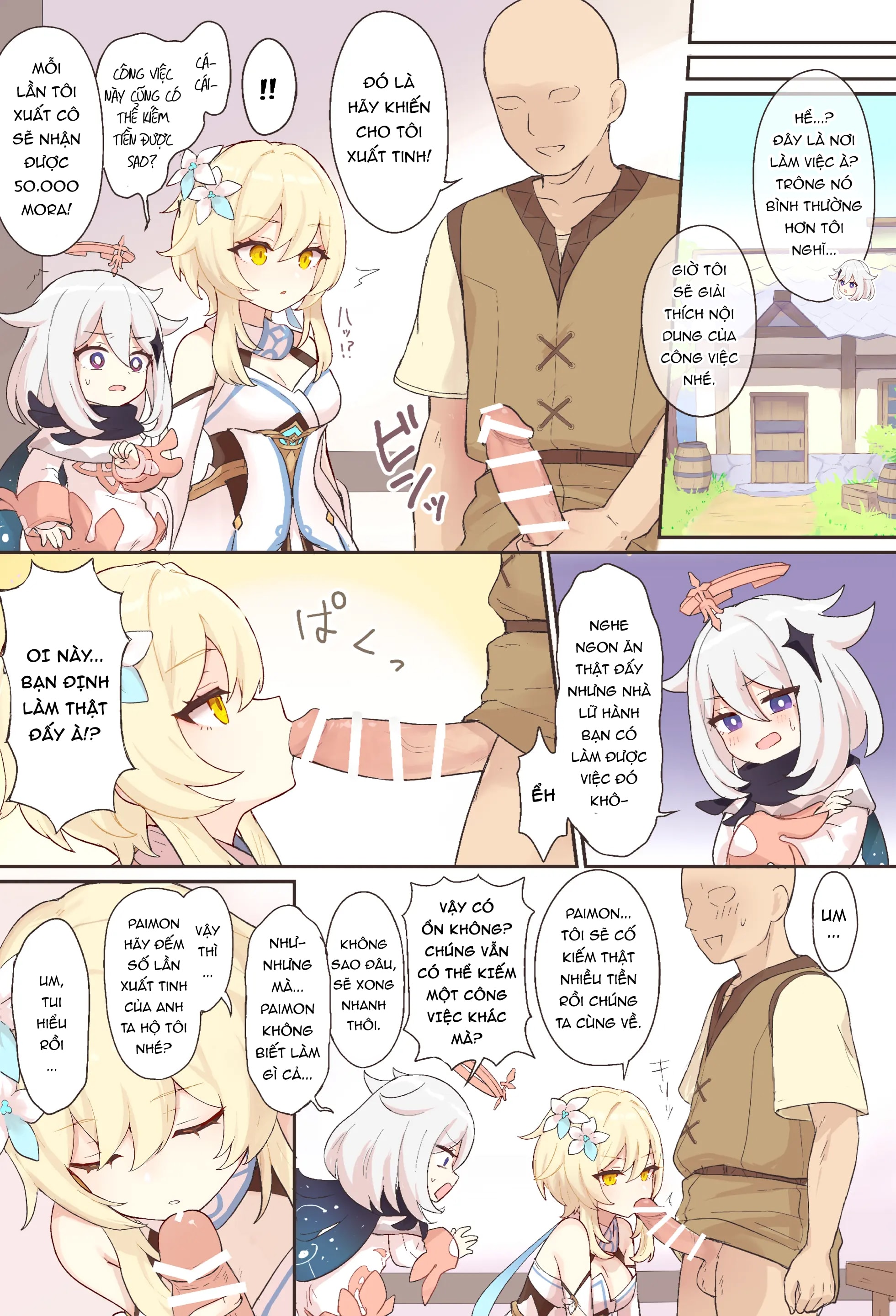HentaiVN.net - Ảnh 3 - Lumine-chan giúp tôi giải toả - Phần 1