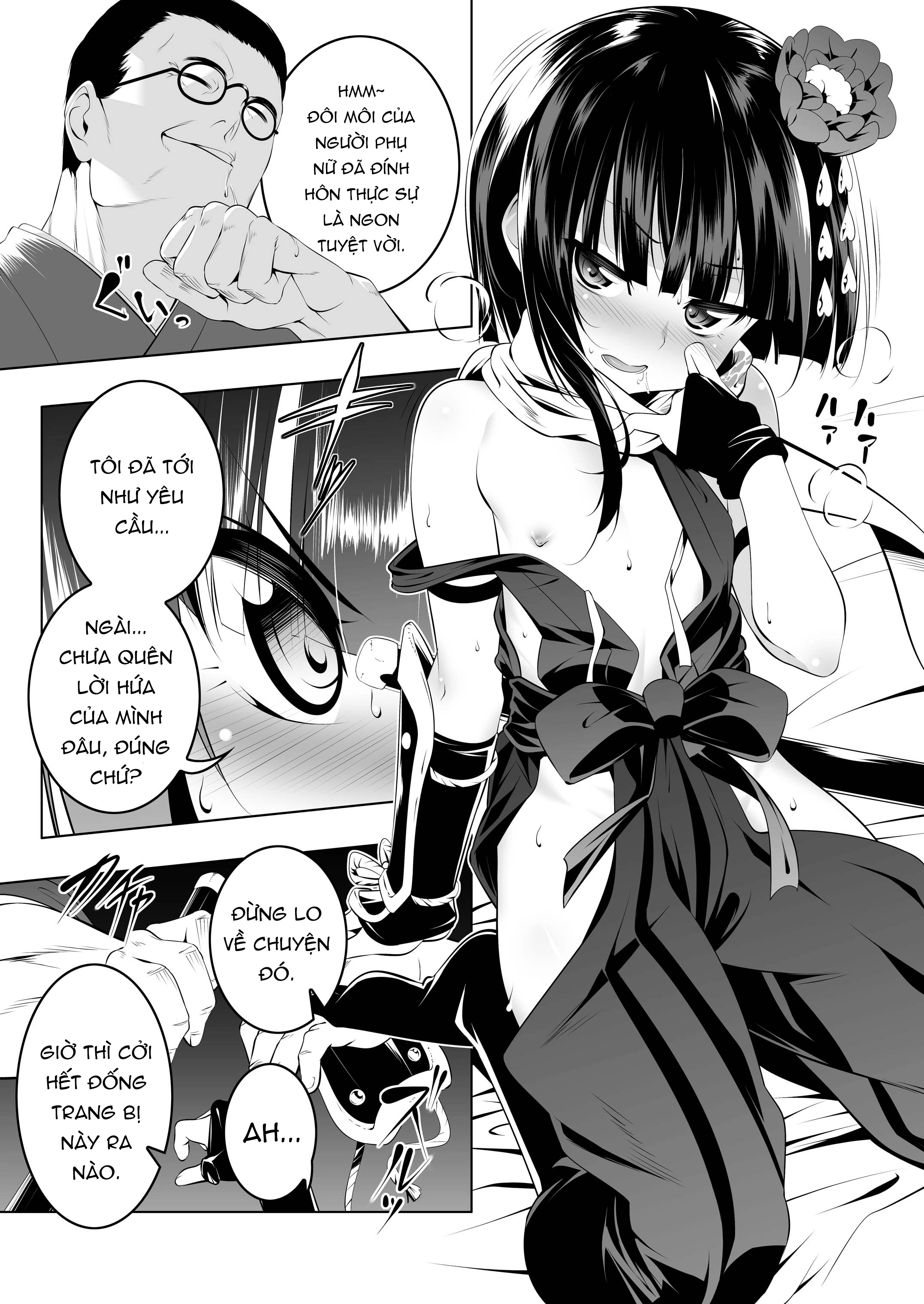 HentaiVN.net - Ảnh 14 - Bé Kunoichi Muốn Cân Bằng Giữa Nứng Và Lòng Trung Thành - Chap 1