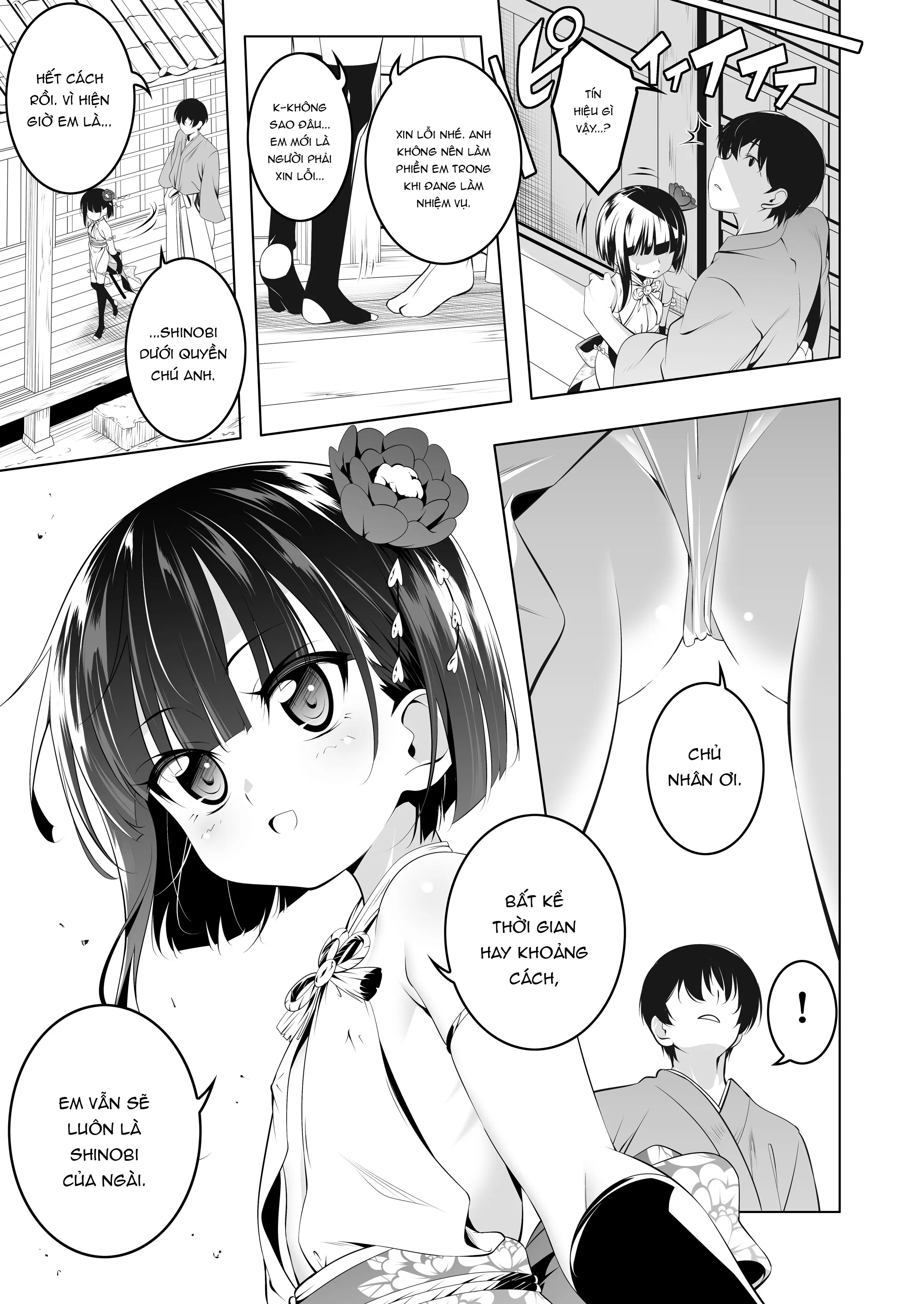 HentaiVN.net - Ảnh 4 - Bé Kunoichi Muốn Cân Bằng Giữa Nứng Và Lòng Trung Thành - Chap 2