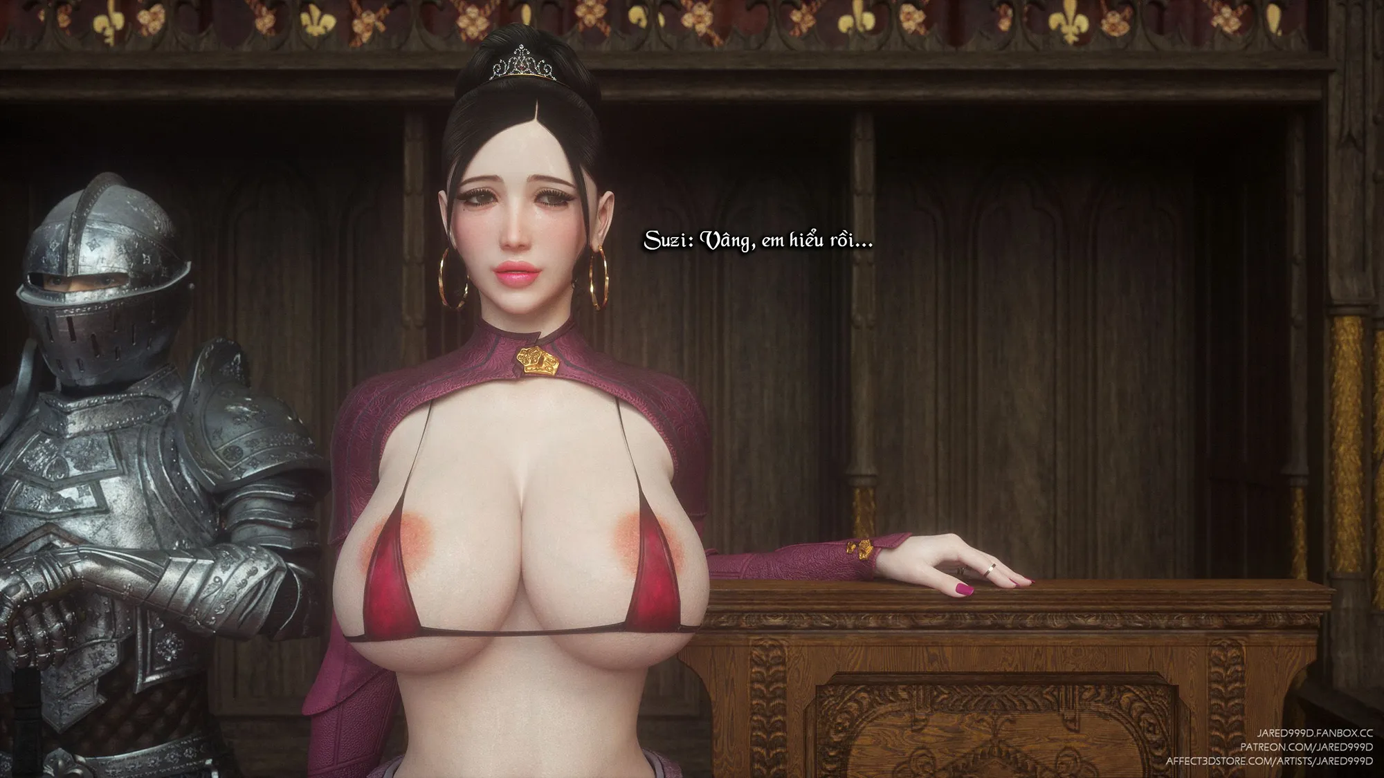 HentaiVN.net - Ảnh 40 - Fallen Lady - Vol 2 - Chap 5: Buổi thiết triều cực khoái