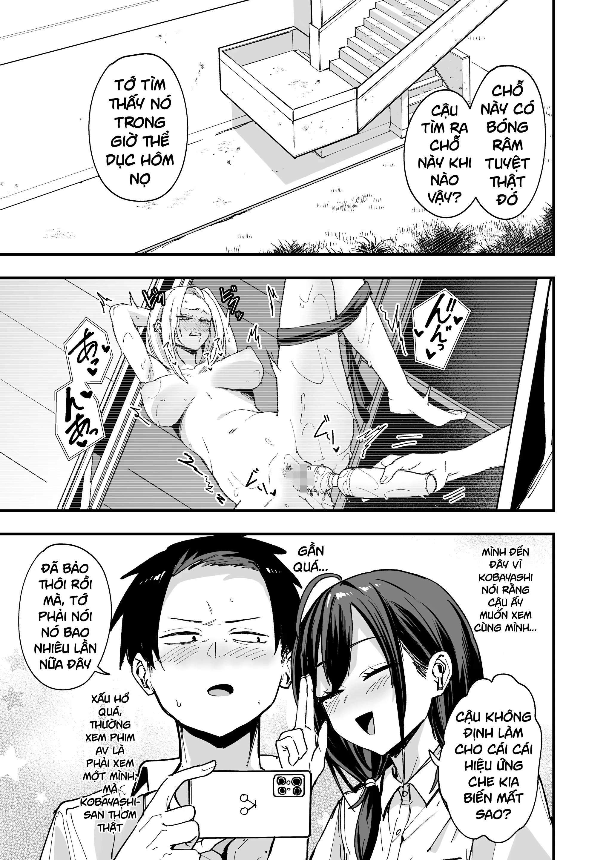 HentaiVN.net - Ảnh 13 - Tonari no Seki no Tomodachi to Issho ni Onanii Suru Hanashi - Oneshot