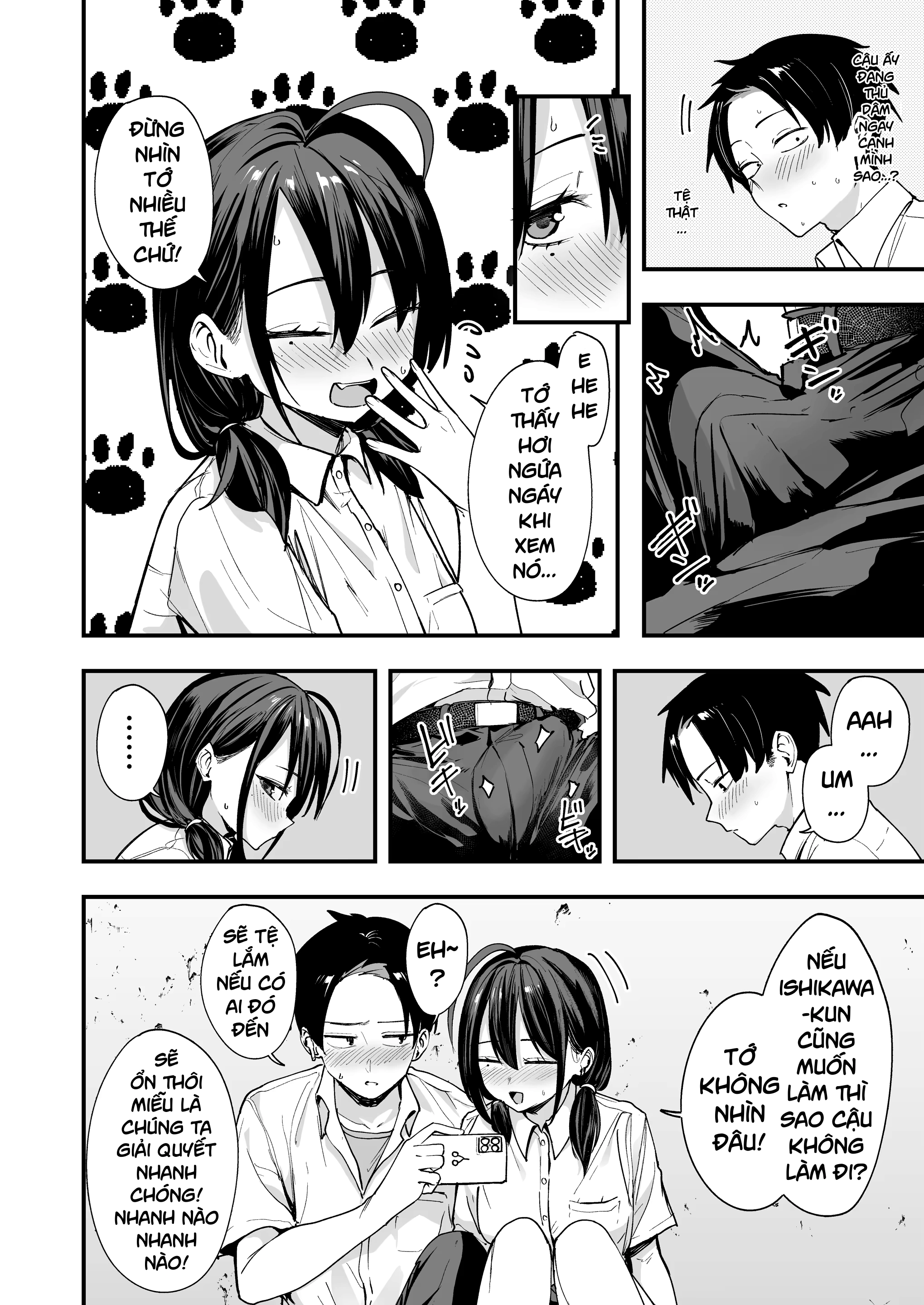 HentaiVN.net - Ảnh 16 - Tonari no Seki no Tomodachi to Issho ni Onanii Suru Hanashi - Oneshot