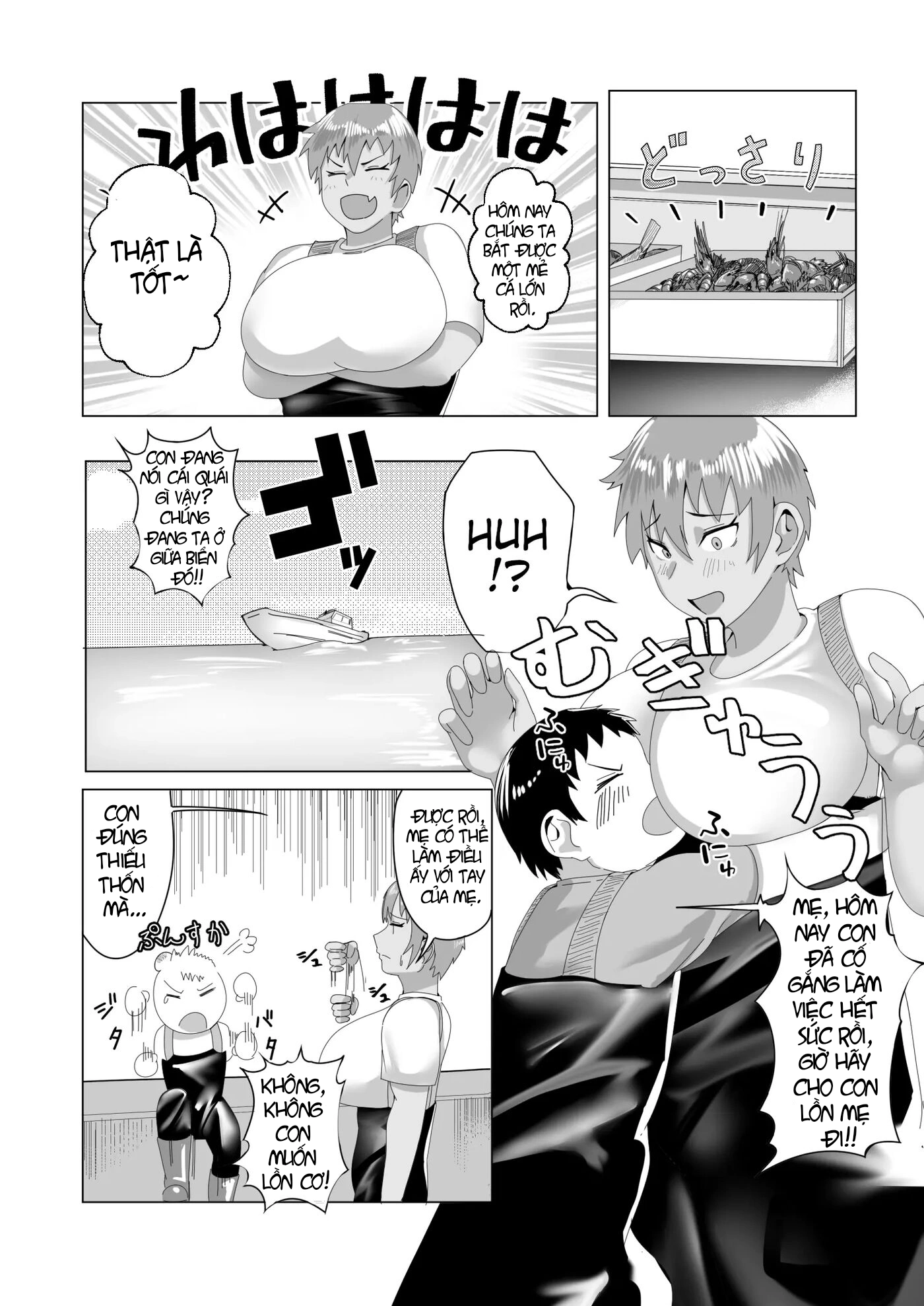 HentaiVN.net - Ảnh 25 - [Murabito C, RK (Kerry)] Haha Naru Umi e Ore to Kaa-chan no Ai no Monogatari | Into The Mother Sea, The Story of Our Love With Mom [English] [Poranya] - OneShot