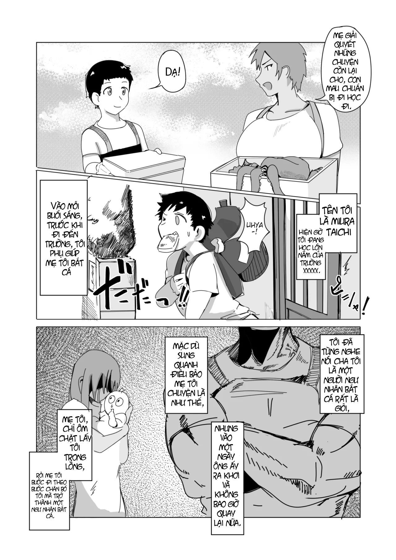 HentaiVN.net - Ảnh 3 - [Murabito C, RK (Kerry)] Haha Naru Umi e Ore to Kaa-chan no Ai no Monogatari | Into The Mother Sea, The Story of Our Love With Mom [English] [Poranya] - OneShot