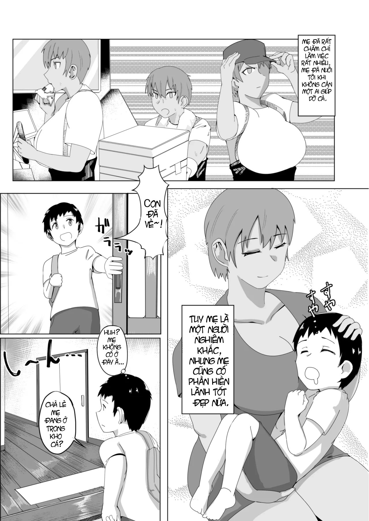 HentaiVN.net - Ảnh 4 - [Murabito C, RK (Kerry)] Haha Naru Umi e Ore to Kaa-chan no Ai no Monogatari | Into The Mother Sea, The Story of Our Love With Mom [English] [Poranya] - OneShot
