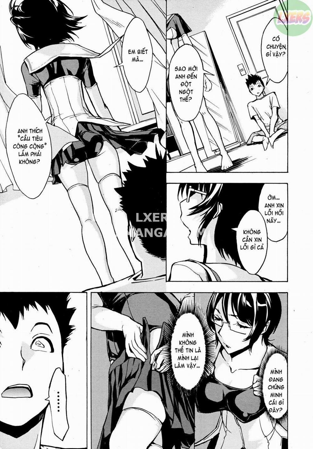 HentaiVN.net - Ảnh 6 - Public Toilet [Koukai Benjo] - Chap 3