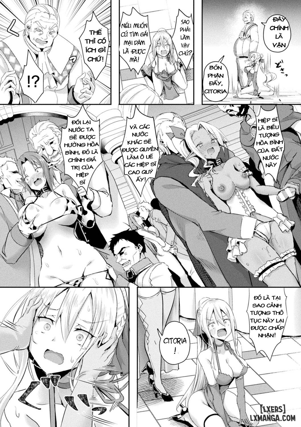 HentaiVN.net - Ảnh 9 - Shangri-La No Kumotsu - Onna Kishi Reizoku Tan - chapter 4