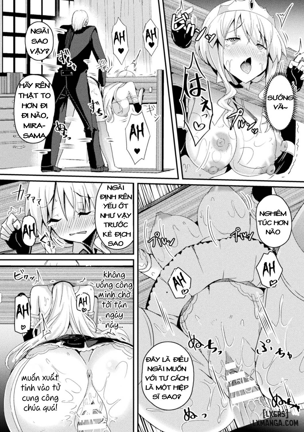 HentaiVN.net - Ảnh 14 - Shangri-La No Kumotsu - Onna Kishi Reizoku Tan - chapter 6