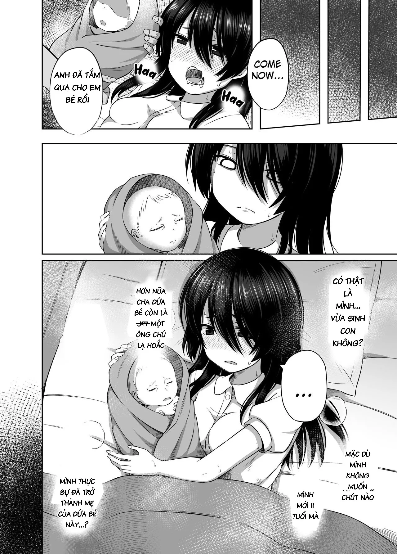 HentaiVN.net - Ảnh 41 - I Got Pregnant in Elementary School and Gave Birth to a Baby! 3 - Oneshot