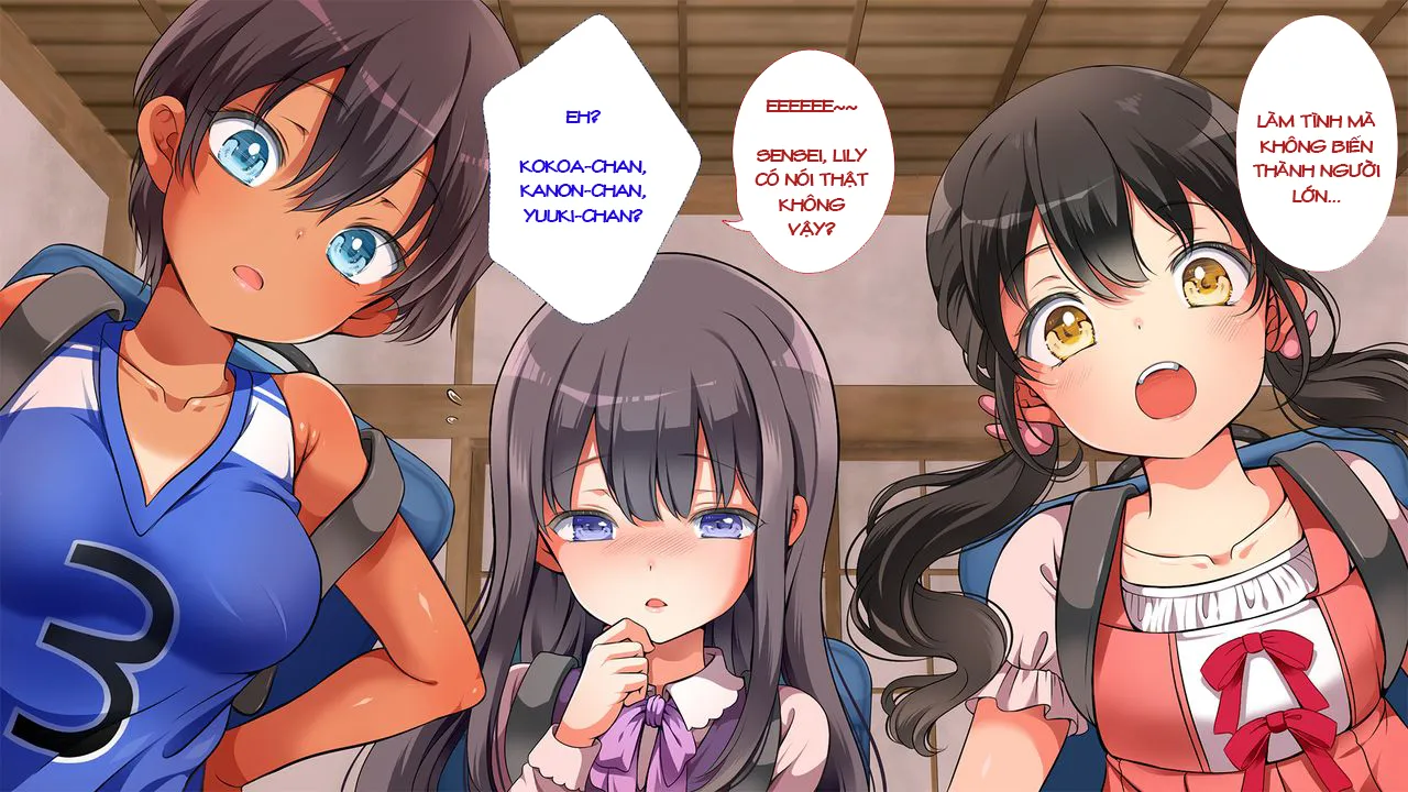 HentaiVN.net - Ảnh 3 - Muchi Muchi Lily-chan Ecchi Mini CG Shuu [Muchi Muchi Kyousei Seichouchuu (Ngoại truyện);] - 02. (Bonus) 4somes cùng các cô trò đú đỡn đua đòi theo Lily-chan~