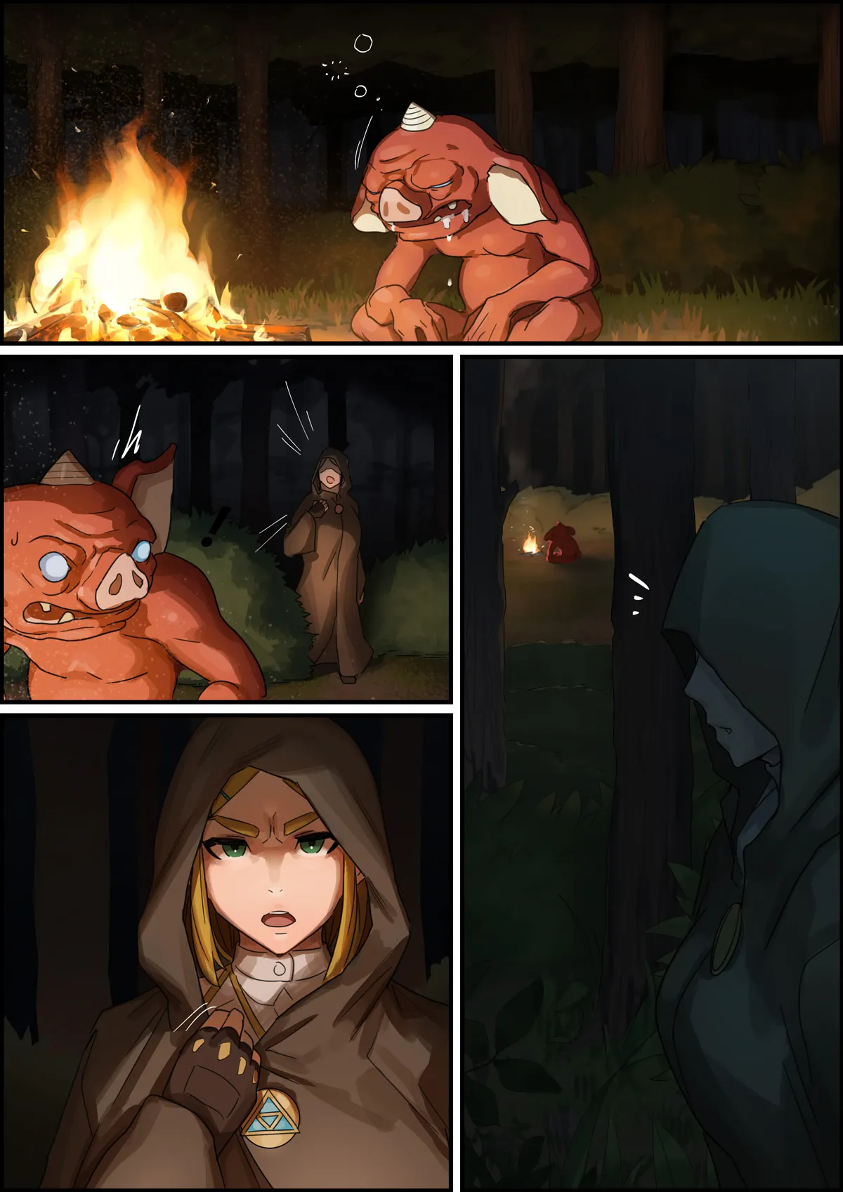 HentaiVN.net - Ảnh 6 - Zelda BOTW - Hyrule Ouke no Fukkou (The Legend of Zelda: Breath of the Wild) [Zelda BOTW - Revival of the Hyrule Royal Family ; Phục hưng gia tộc Hyrule] - Chap 01 (Ongoing)