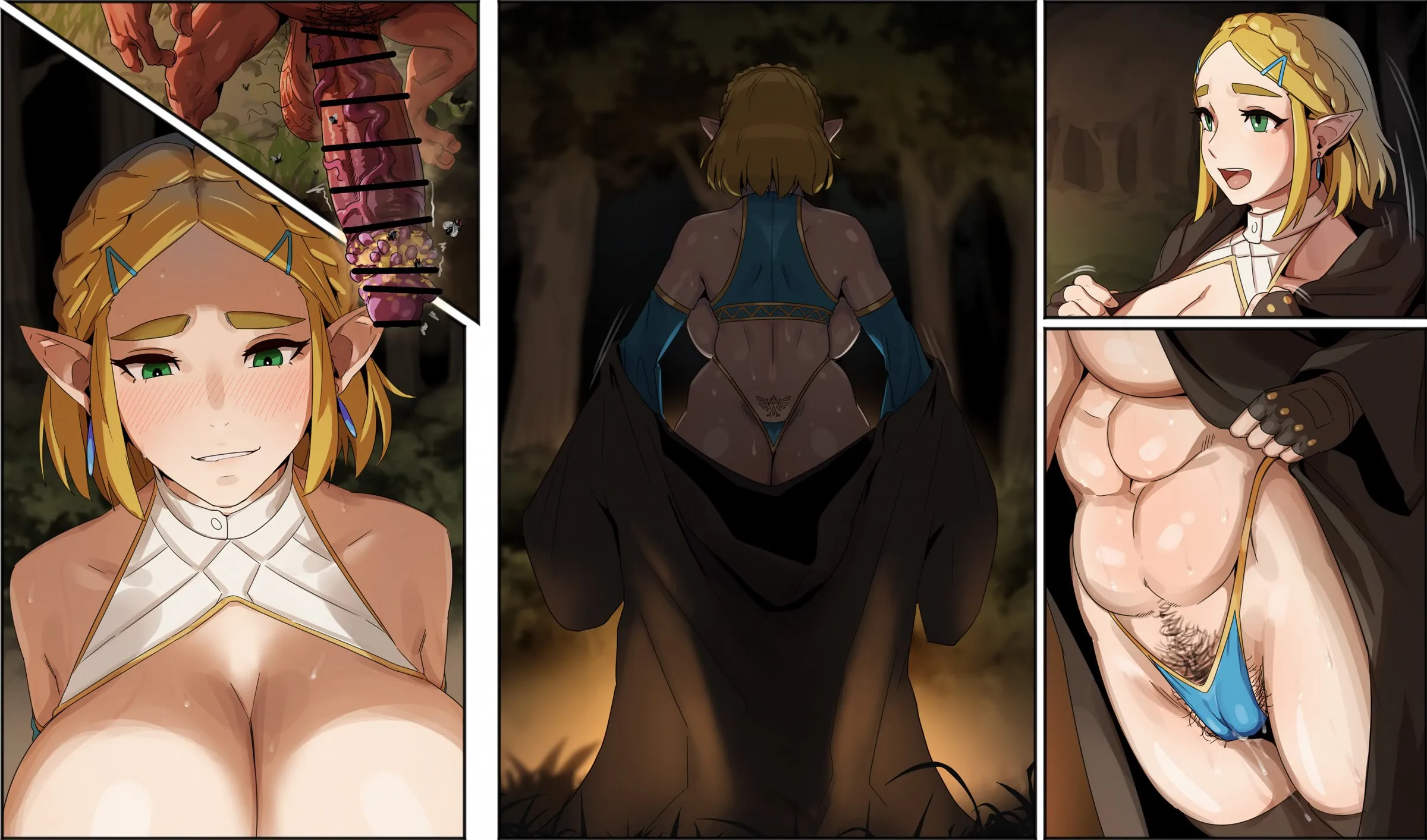 HentaiVN.net - Ảnh 7 - Zelda BOTW - Hyrule Ouke no Fukkou (The Legend of Zelda: Breath of the Wild) [Zelda BOTW - Revival of the Hyrule Royal Family ; Phục hưng gia tộc Hyrule] - Chap 01 (Ongoing)