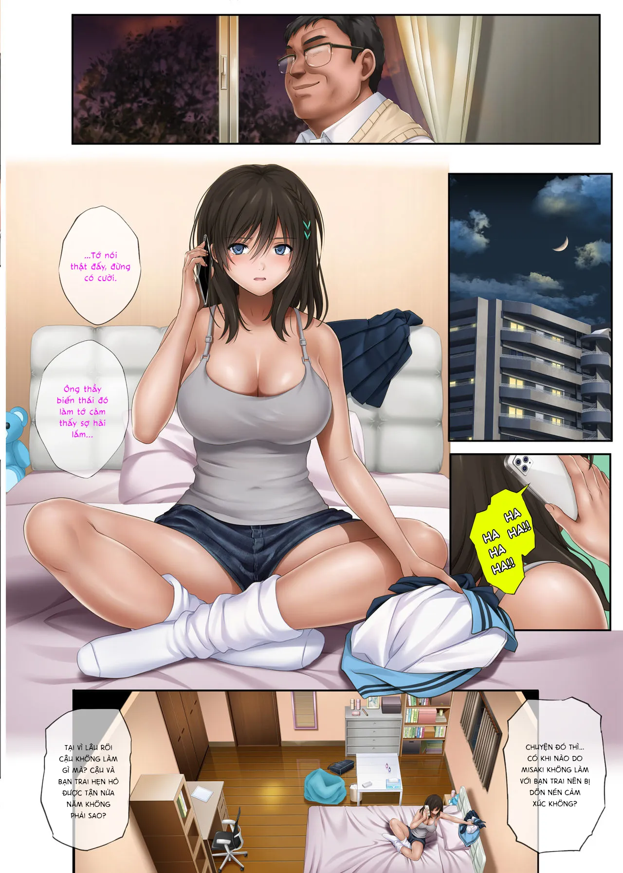 HentaiVN.net - Ảnh 18 - Là mơ hay là thật? [Yume ka Utsutsu ka] - Saitou Misaki - phần 1