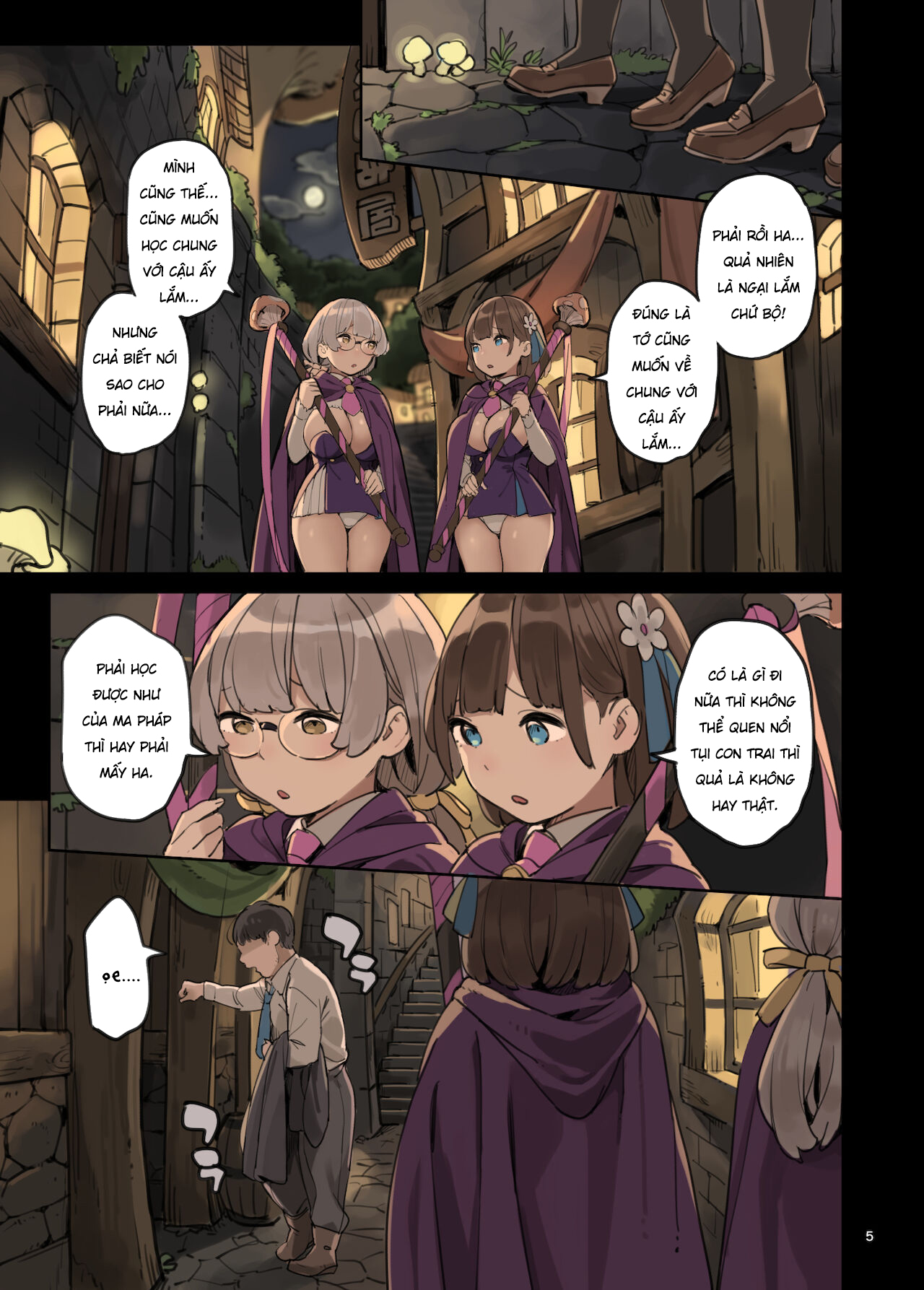 HentaiVN.net - Ảnh 5 - Học làm tình bằng ma pháp! - Chap 1