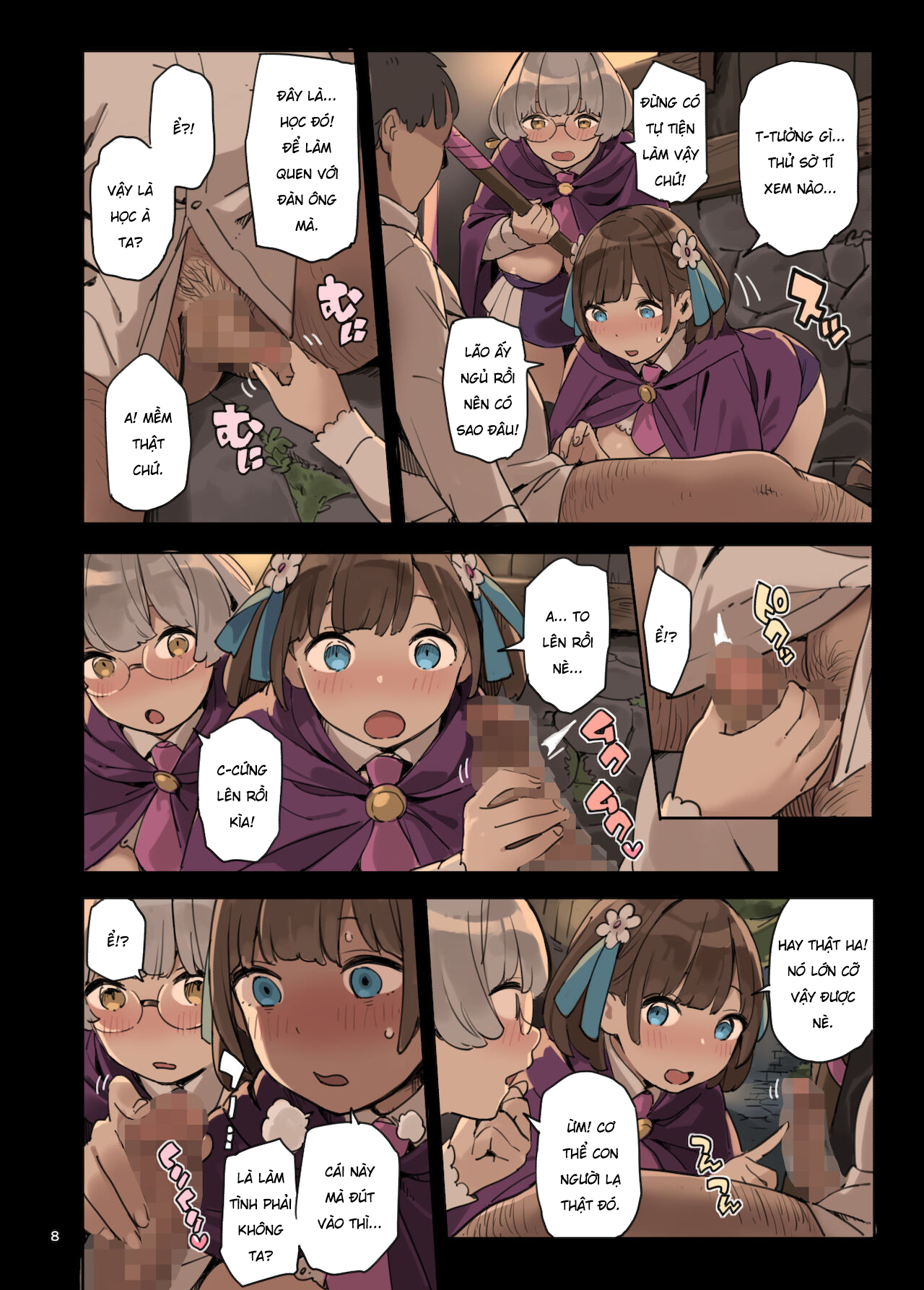 HentaiVN.net - Ảnh 8 - Học làm tình bằng ma pháp! - Chap 1