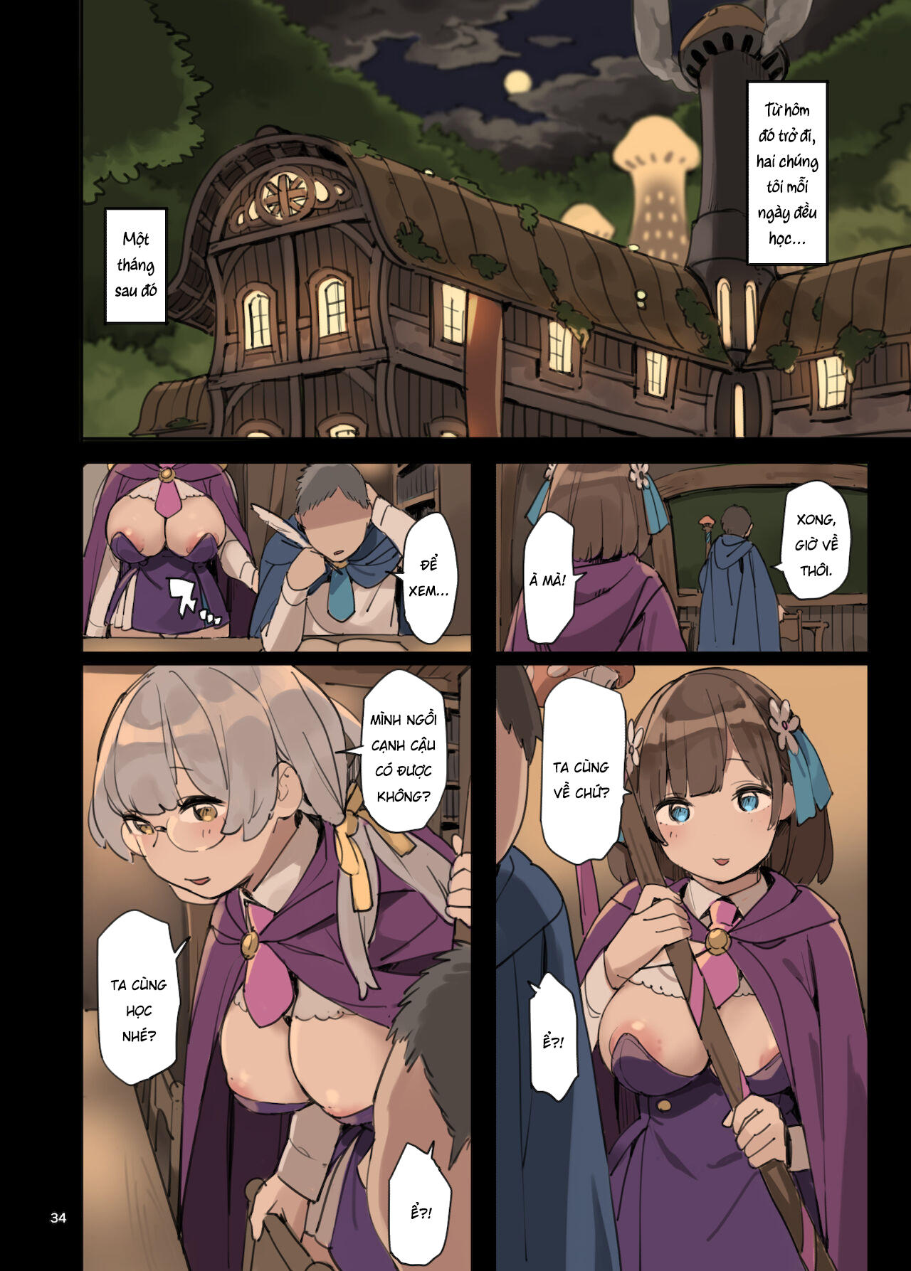 HentaiVN.net - Ảnh 13 - Học làm tình bằng ma pháp! - Chap 2