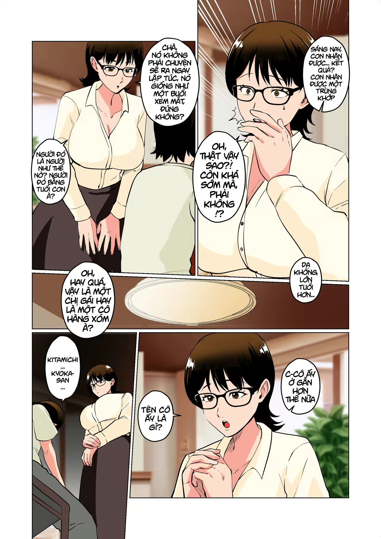 HentaiVN.net - Ảnh 4 - Boku no Shoushika Taisaku Matching no Aite wa...... Mama!? - Oneshot