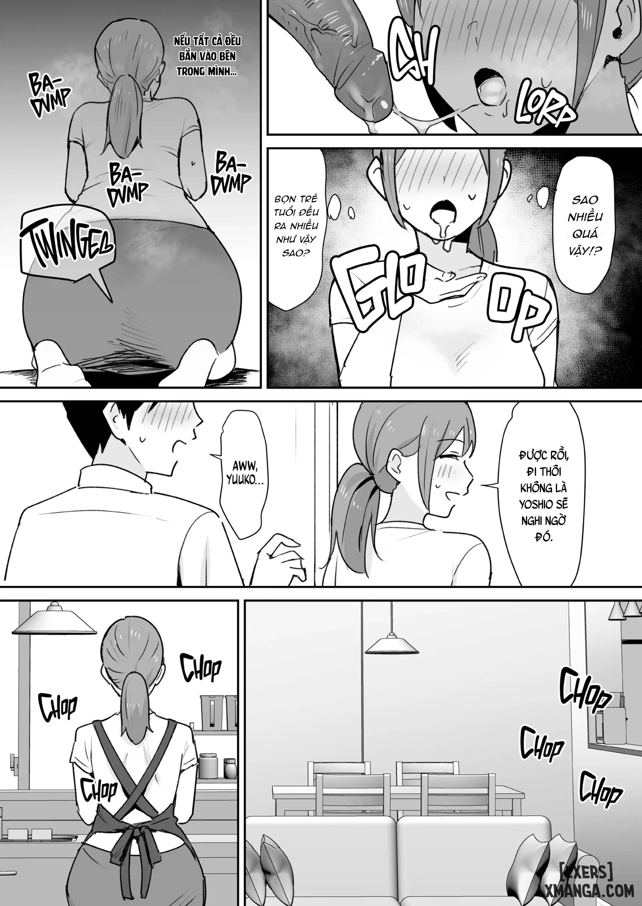 HentaiVN.net - Ảnh 16 - Yuujin No Haha Wa Dekachin Ni Yowai - Oneshot
