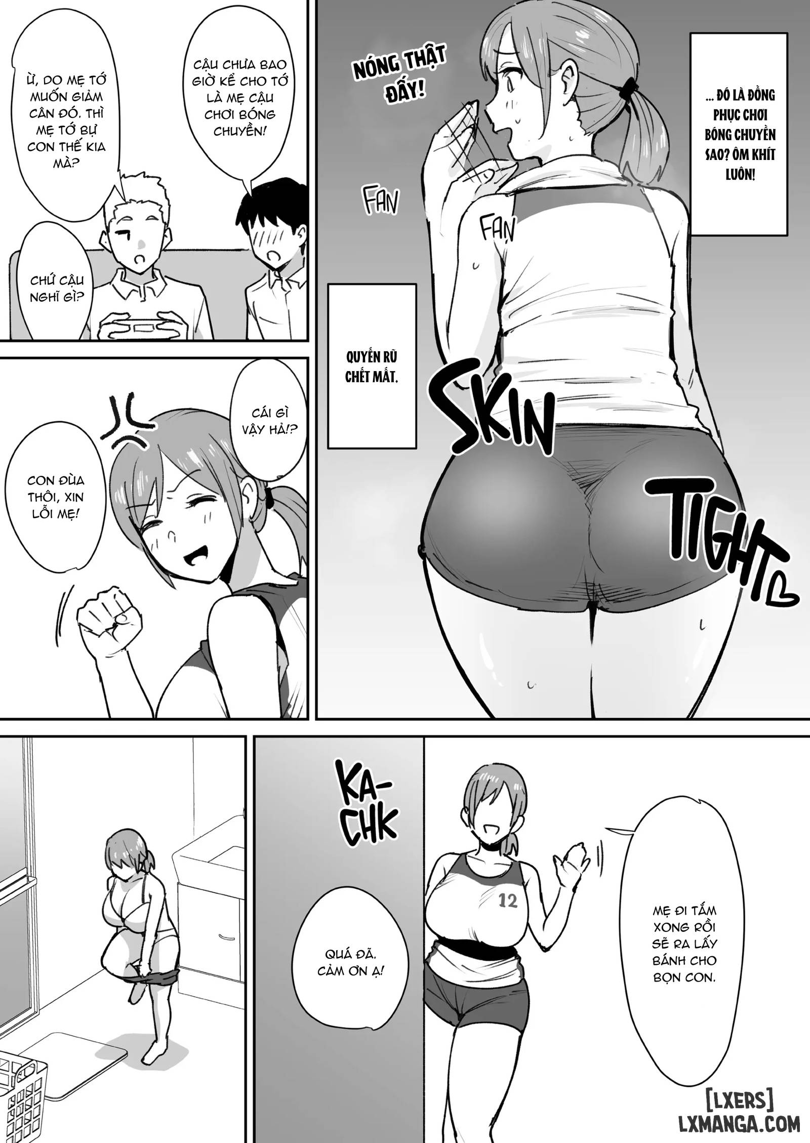 HentaiVN.net - Ảnh 3 - Yuujin No Haha Wa Dekachin Ni Yowai - Oneshot