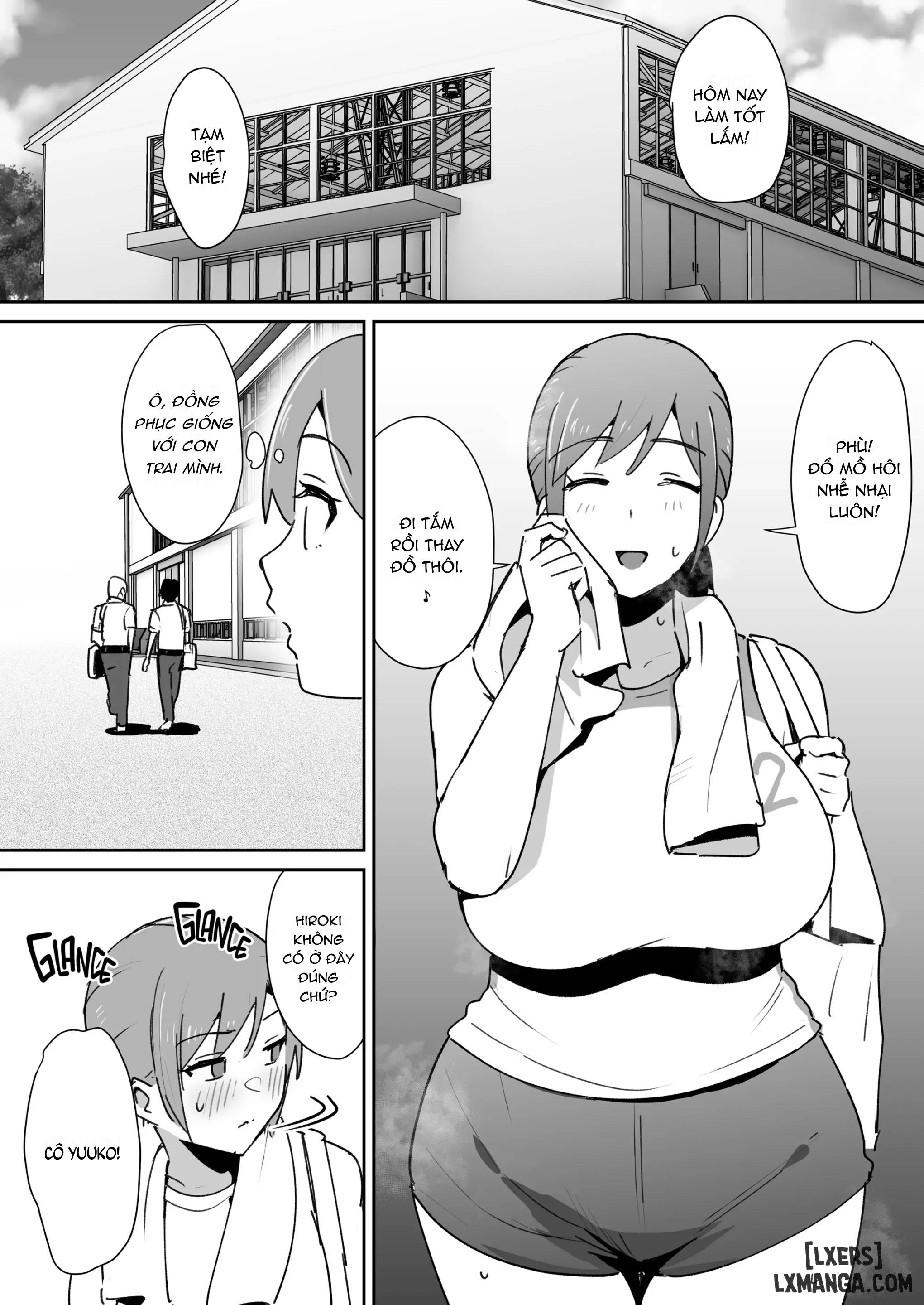 HentaiVN.net - Ảnh 31 - Yuujin No Haha Wa Dekachin Ni Yowai - Oneshot