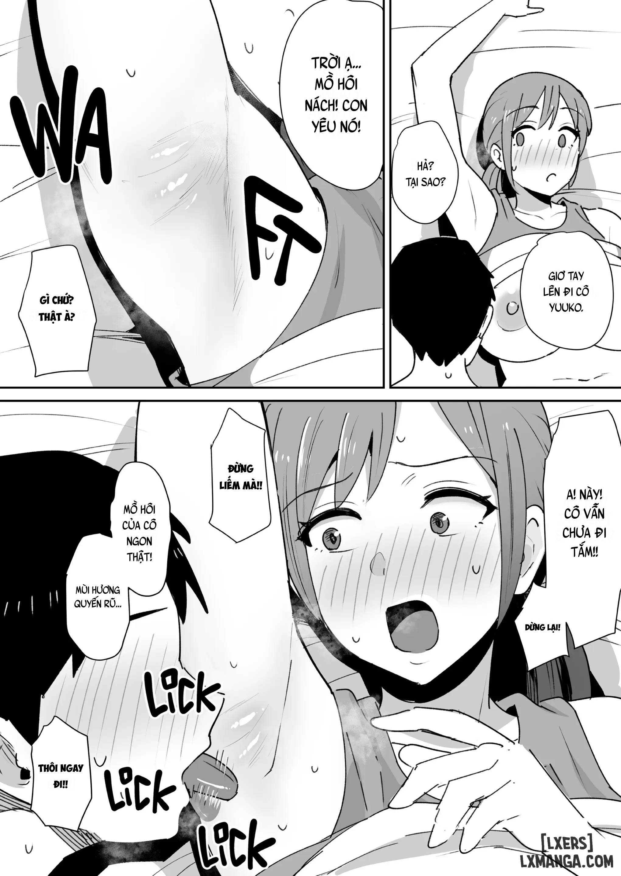 HentaiVN.net - Ảnh 35 - Yuujin No Haha Wa Dekachin Ni Yowai - Oneshot